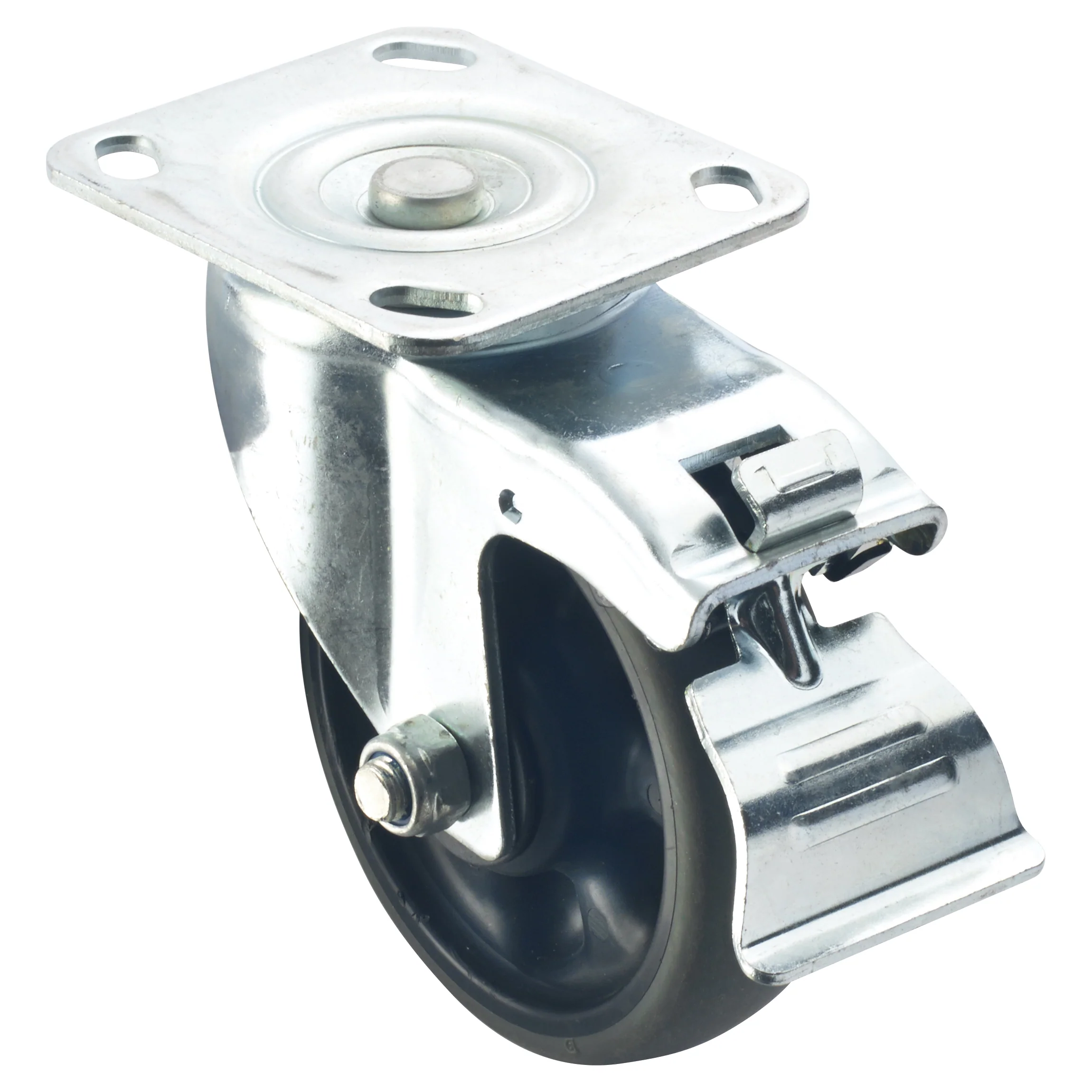 Winco AWRC-5HK 5 Inch Caster with Brake for Heavyweight Equipment - Image 2