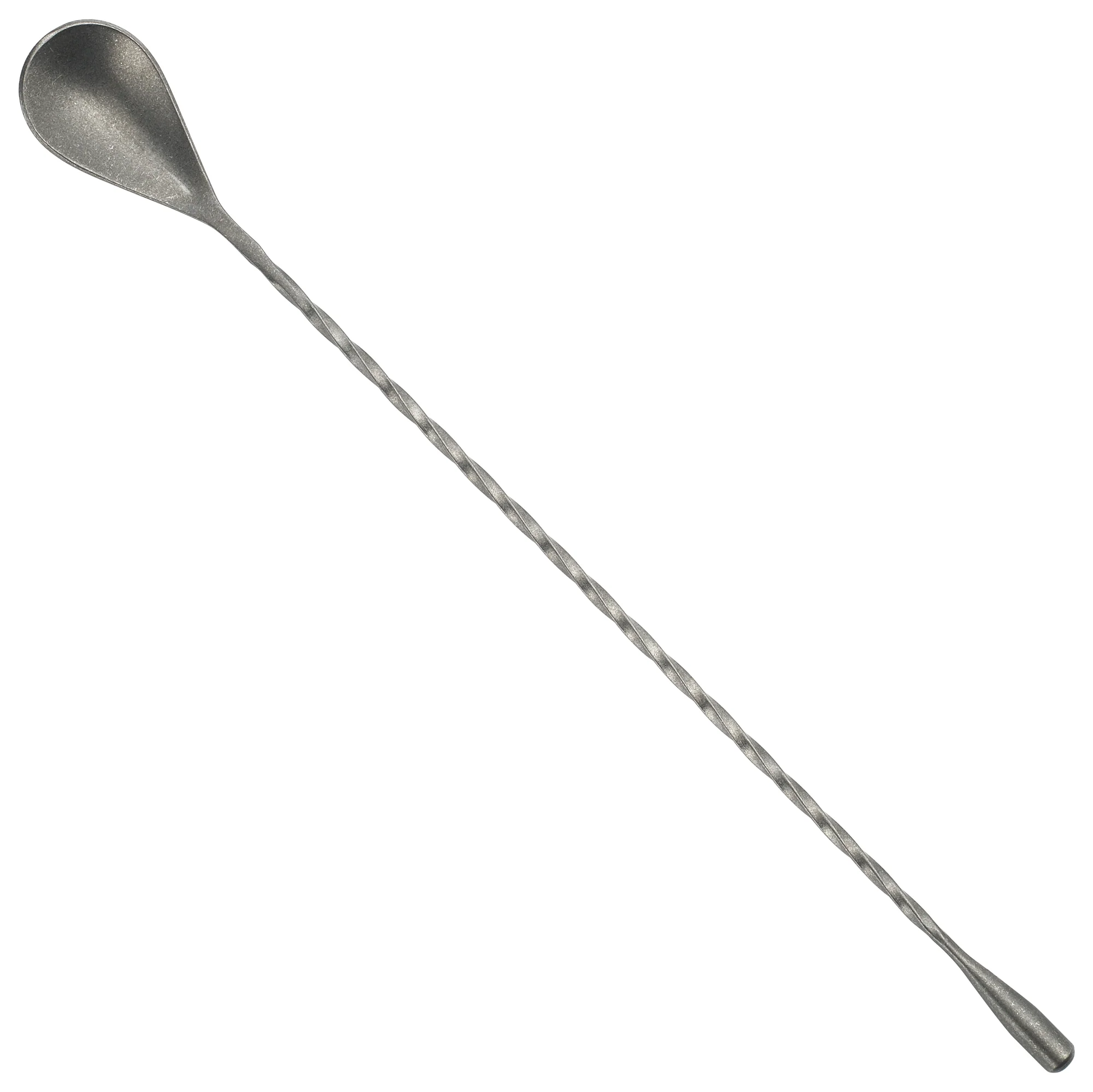 Winco BABS-12CS 12 Inch Teardrop Bar Spoon Crafted Steel Finish Stainless Steel - Image 3