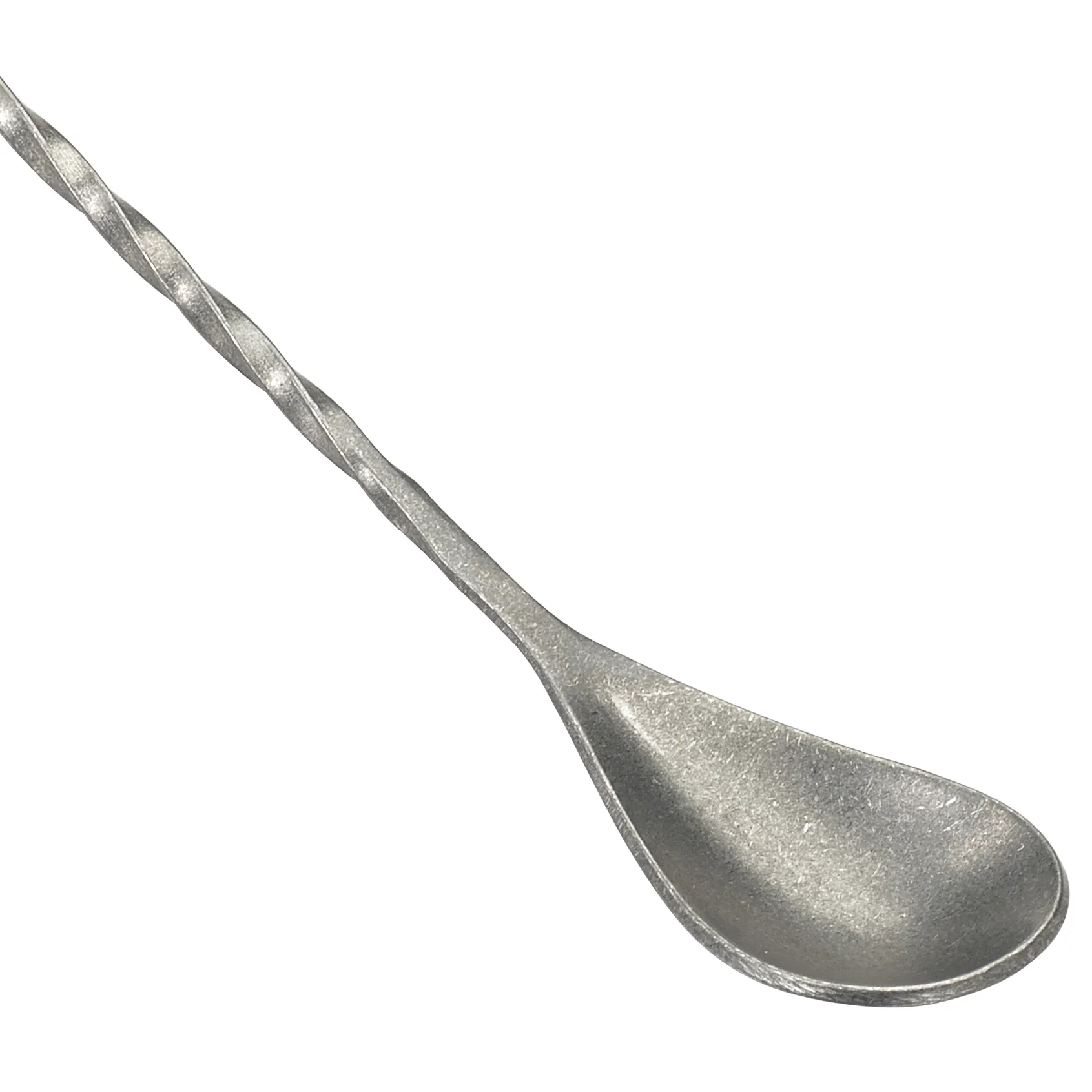 Winco BABS-12CS 12 Inch Teardrop Bar Spoon Crafted Steel Finish Stainless Steel - Image 5