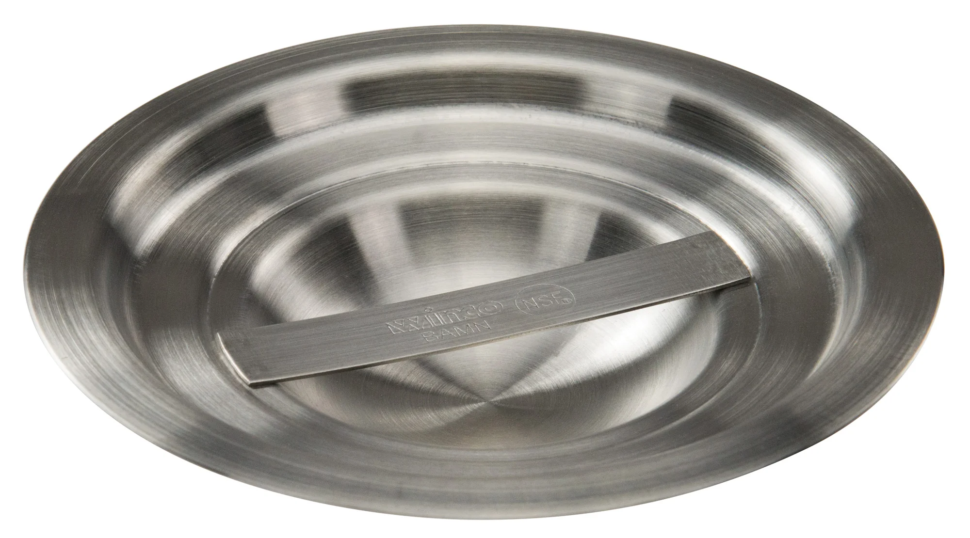 Winco BAMC-1.25 Bain Marie Cover 1-1/4 Qt with Handle Stainless Steel Mirror Finish