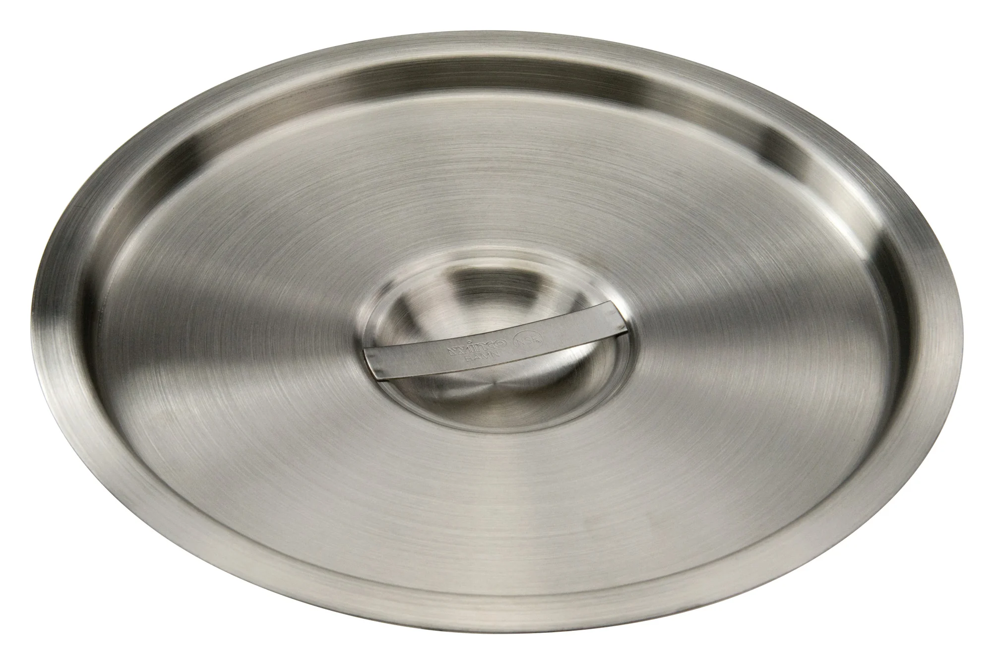 Winco BAMN-12C 12 Quart Bain Marie Lid to Stainless Steel Satin Finish
