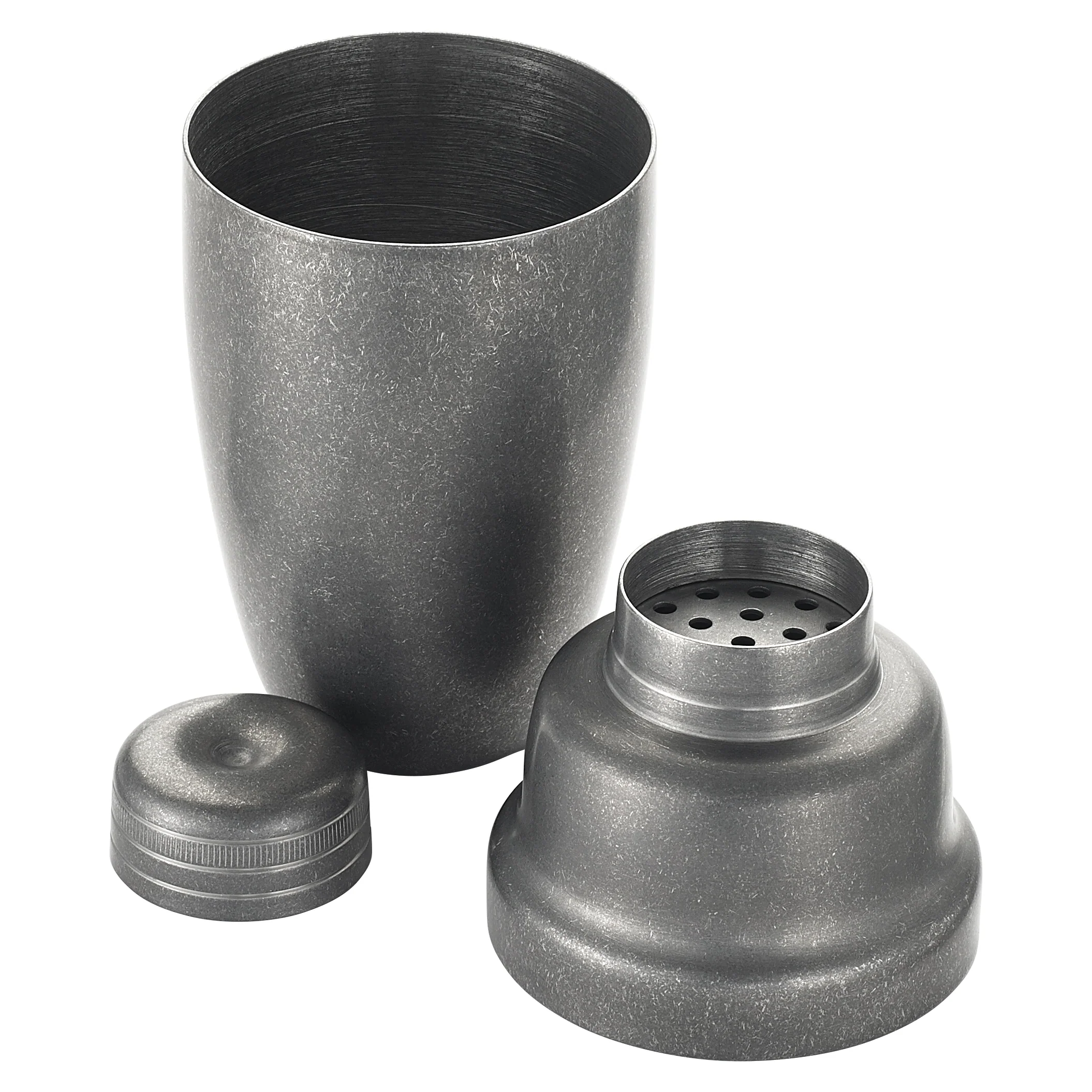 Winco BASS-16CS 16 Oz Shaker Set Gas Bar Cocktail Shaker Heavyweight Stainless Steel Crafted Finish - Image 3