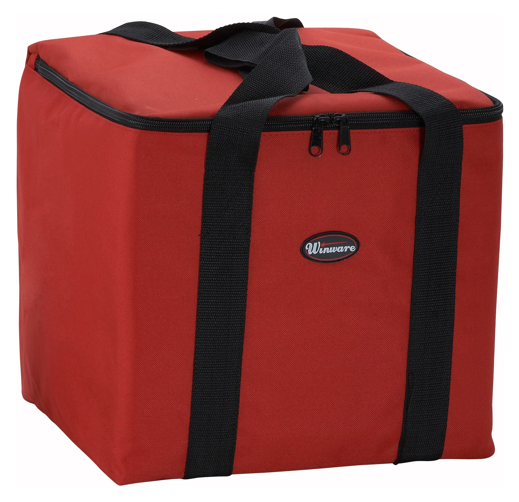 Winco 12" Insulated Food Delivery Bag - EPE Insulation & Polyester Shell - Image 2
