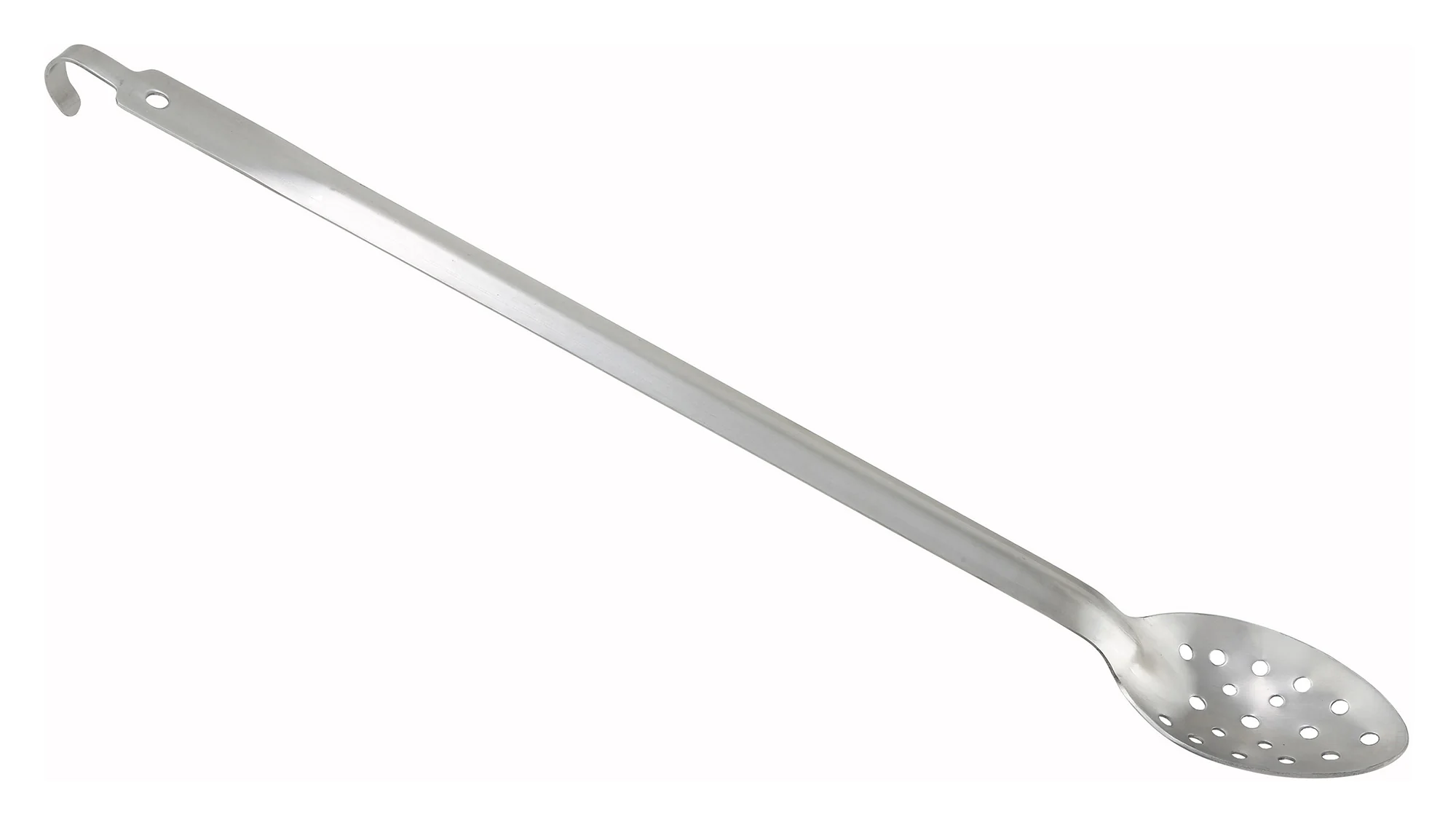 Winco BHKP-21 21 Inch Basting Spoon Perforated Heavy Duty Stainless Steel - Image 2