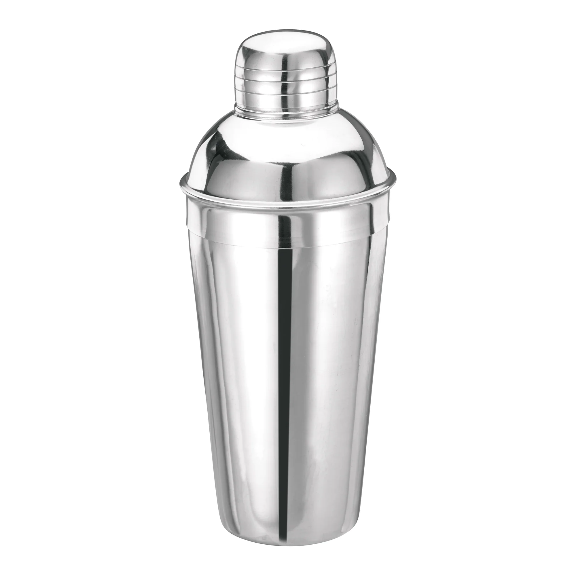 Winco BL-3P 16 Oz Deluxe Bar Cocktail Shaker Set Stainless Steel with Strainer - Image 2