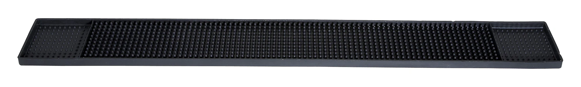 Winco BM-327K 27 Inch Rubber Bar Mat NSF Black with Slip-Resistant Surface - Image 2