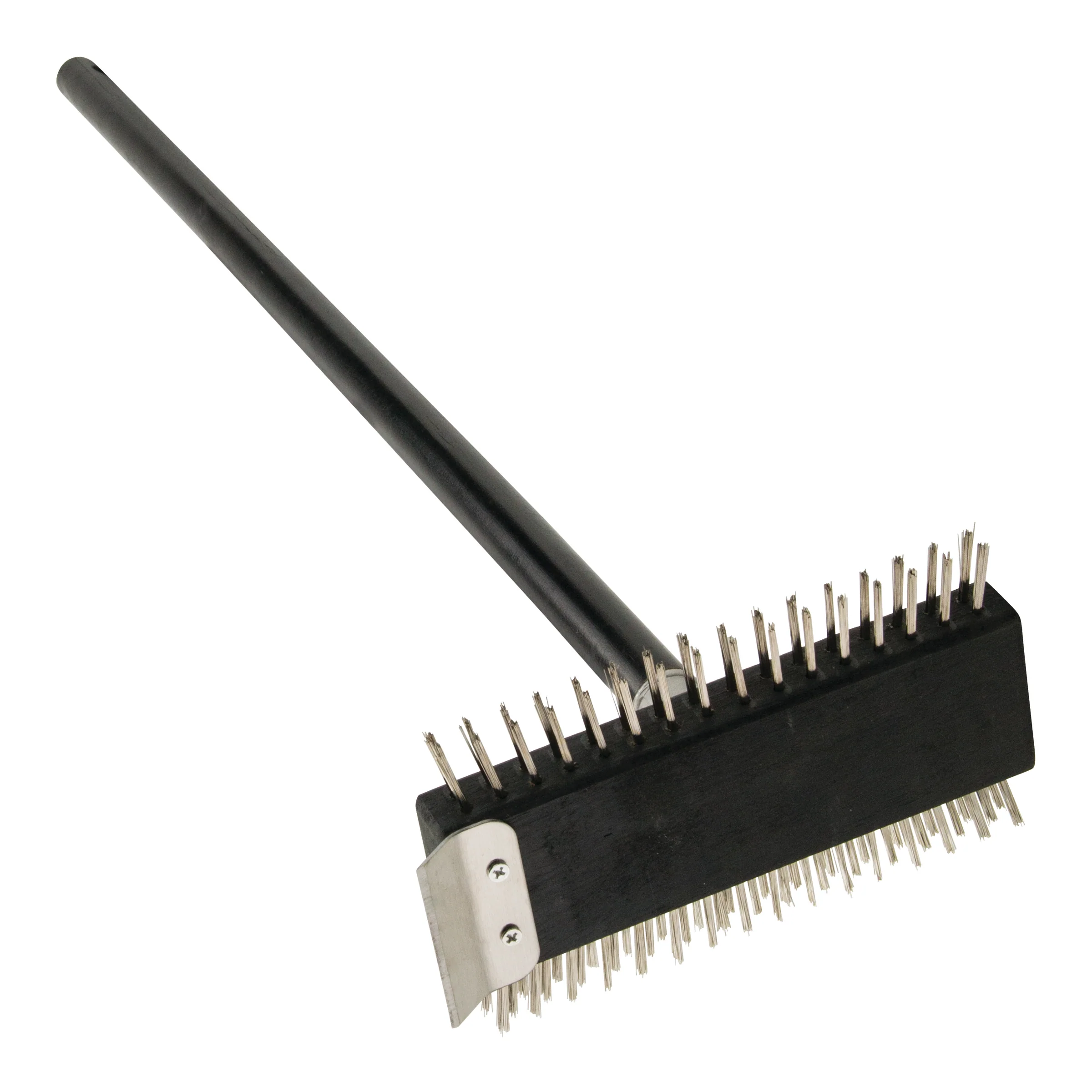 Winco BR-30 8-2/5 Inch Wire Brush Two-Sided Stainless Steel with Steel Handle - Image 3