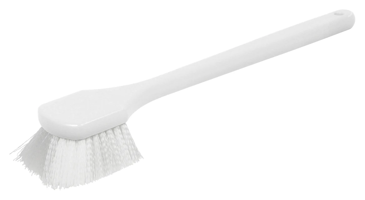 Winco BRN-20P 20 Inch Scrubbing Brush Plastic Handle Nylon Bristles - Image 2