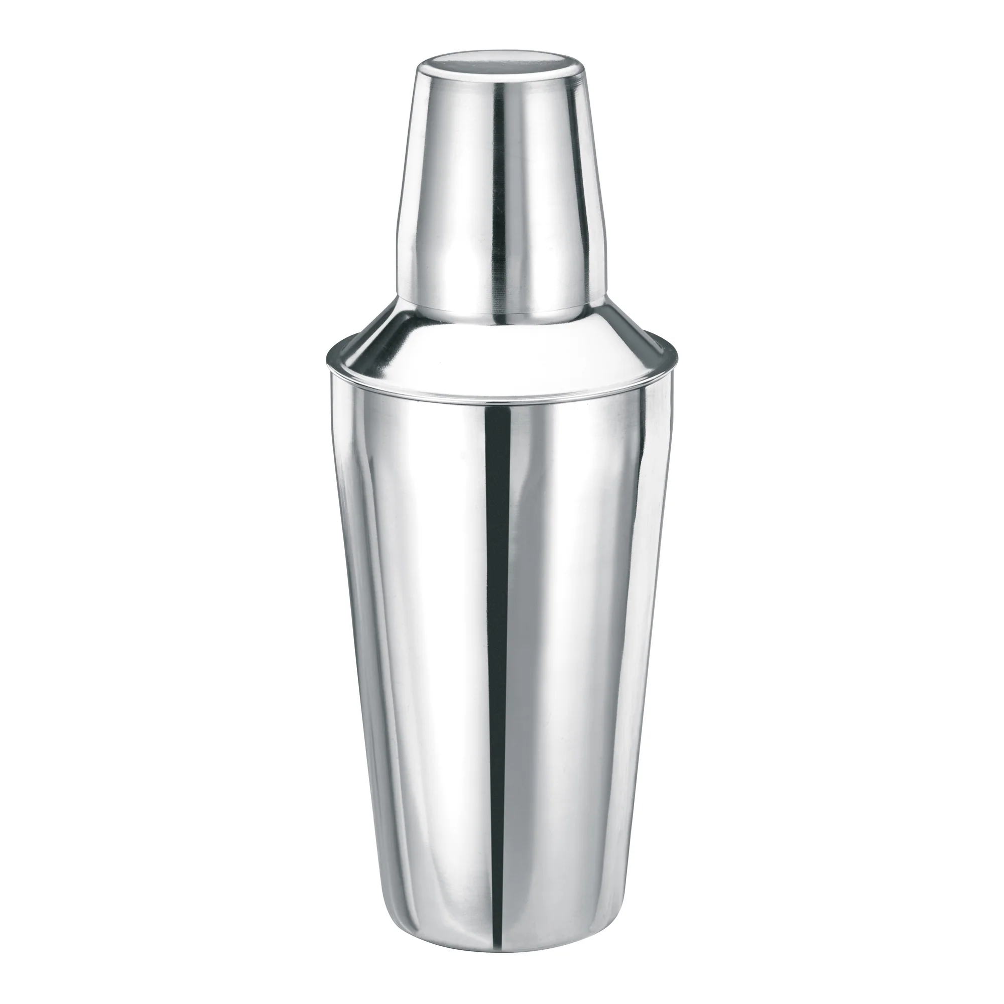Winco BS-1P 16 Oz Bar Cocktail Shaker Set Stainless Steel Cap Strainer Cup - Image 2
