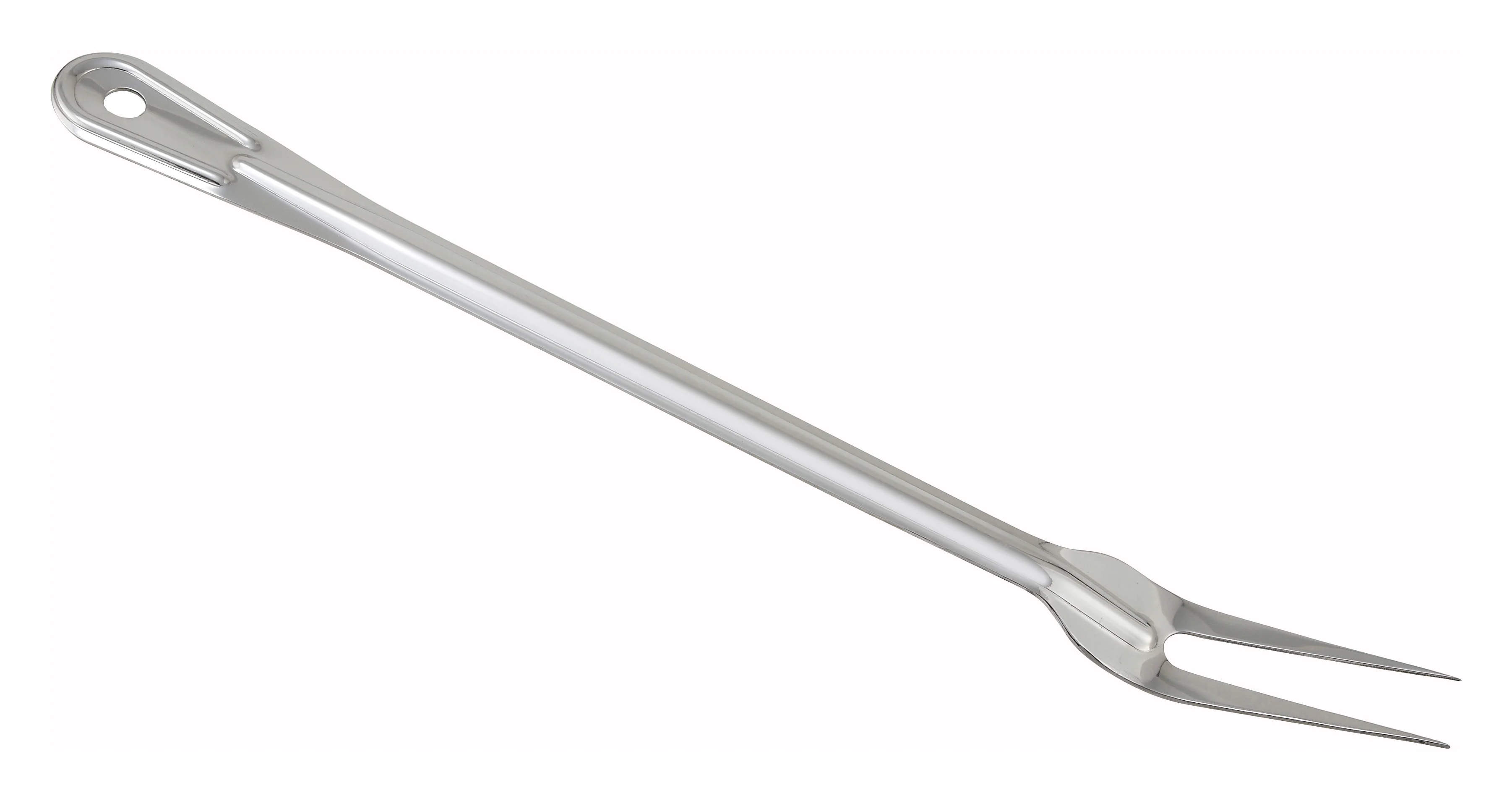 Winco BSFK-21 21 Inch Basting Fork Stainless Steel for Grilling and Basting - Image 2