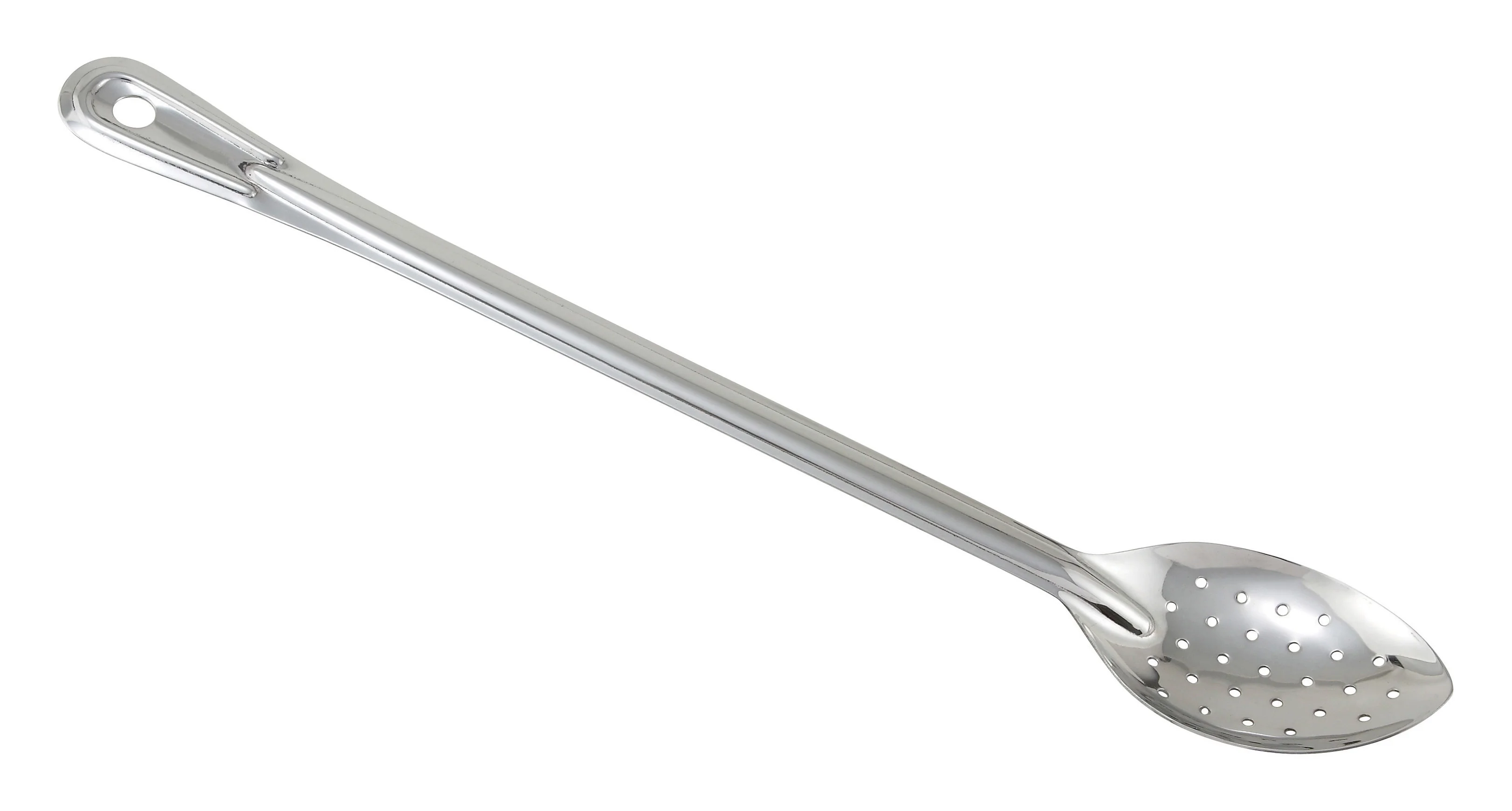 Winco BSPT-18 18 Inch Perforated Basting Spoon with Stainless Steel Handle - Image 2