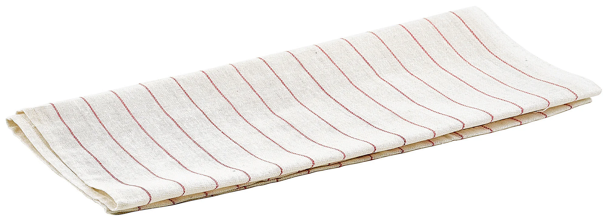 Winco BTGP-21 29 Inch Glass Polishing Towel Lint-free Non-abrasive Red Striped Cotton-Poly - Image 2