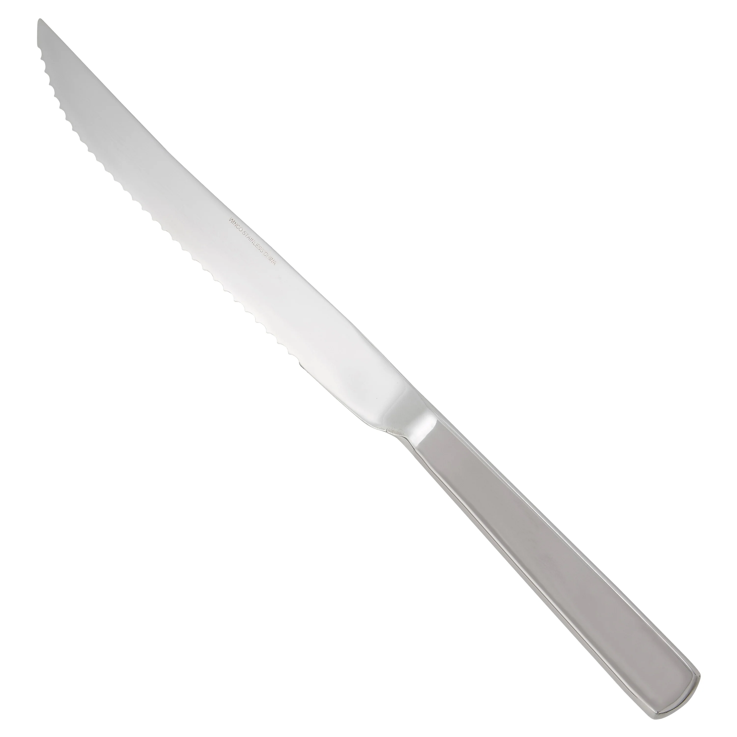 Winco BW-DK8 8 Inch Wavy Edge Blade Hollow Handle Carving Knife Stainless Steel - Image 2