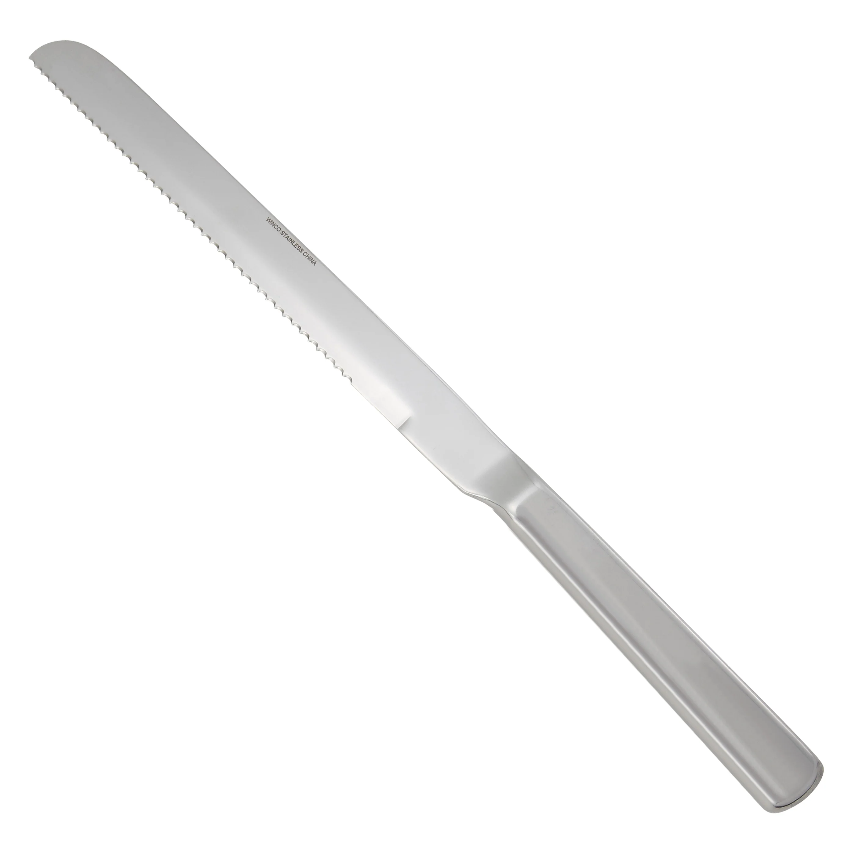 Winco BW-DK9 9 Inch Blade 9 Inch Knife Stainless Steel with Wavy Edge