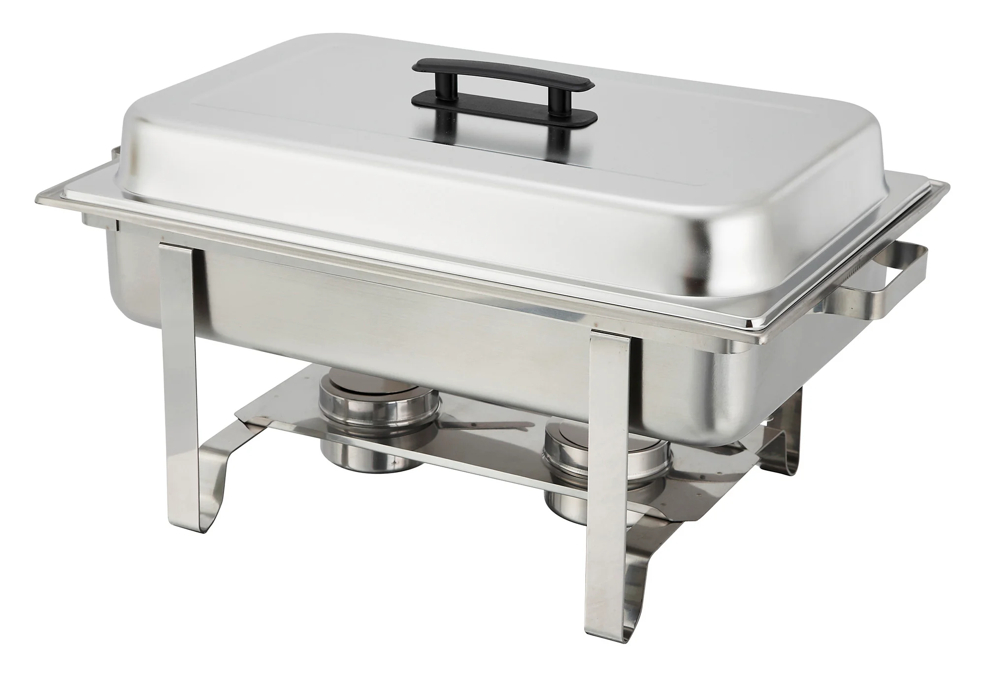 Newburg Chafing Dish 8 Quart - Winco C-3080B Full-Size Rectangular Stainless Steel - Image 3