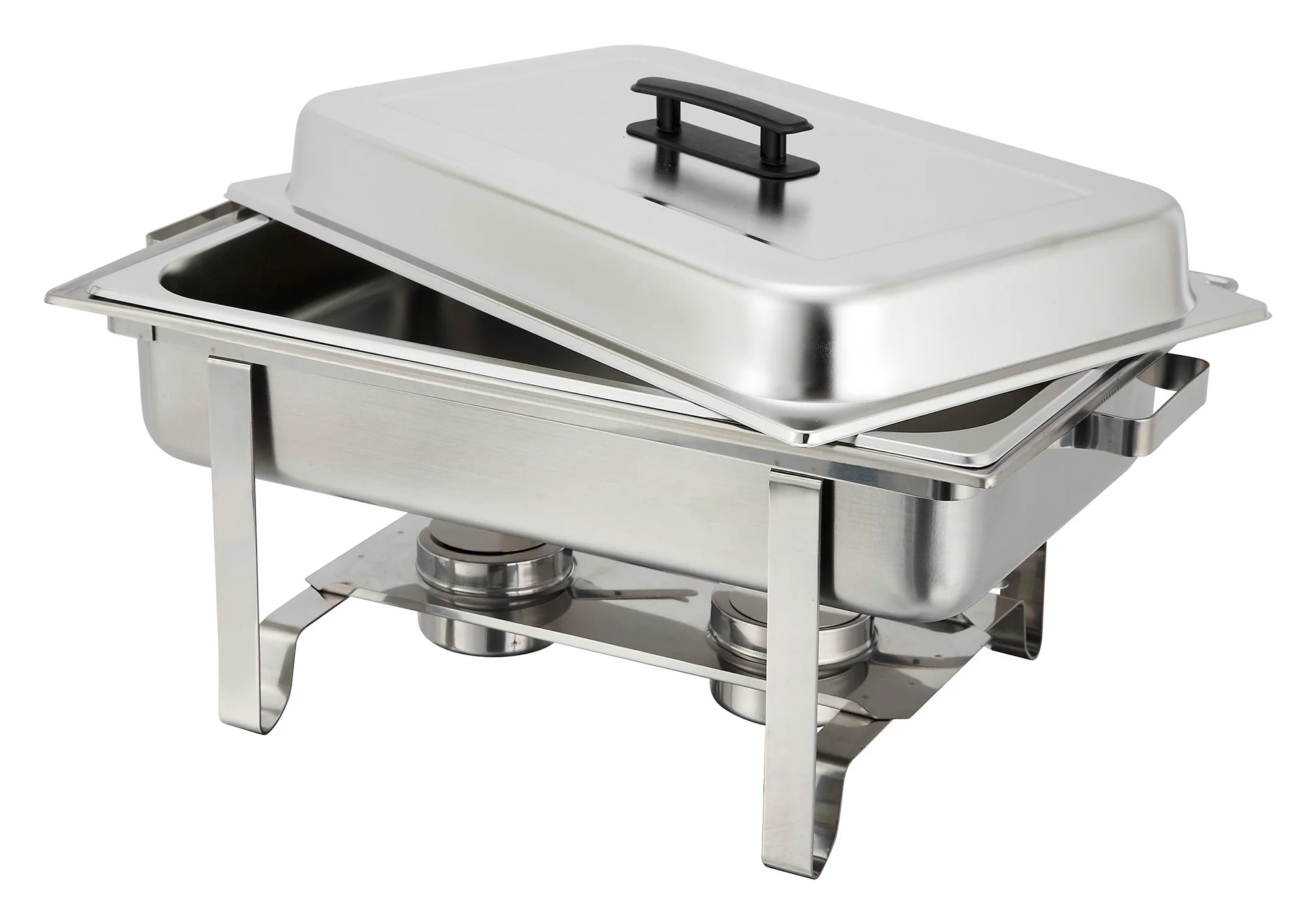Newburg Chafing Dish 8 Quart - Winco C-3080B Full-Size Rectangular Stainless Steel - Image 5