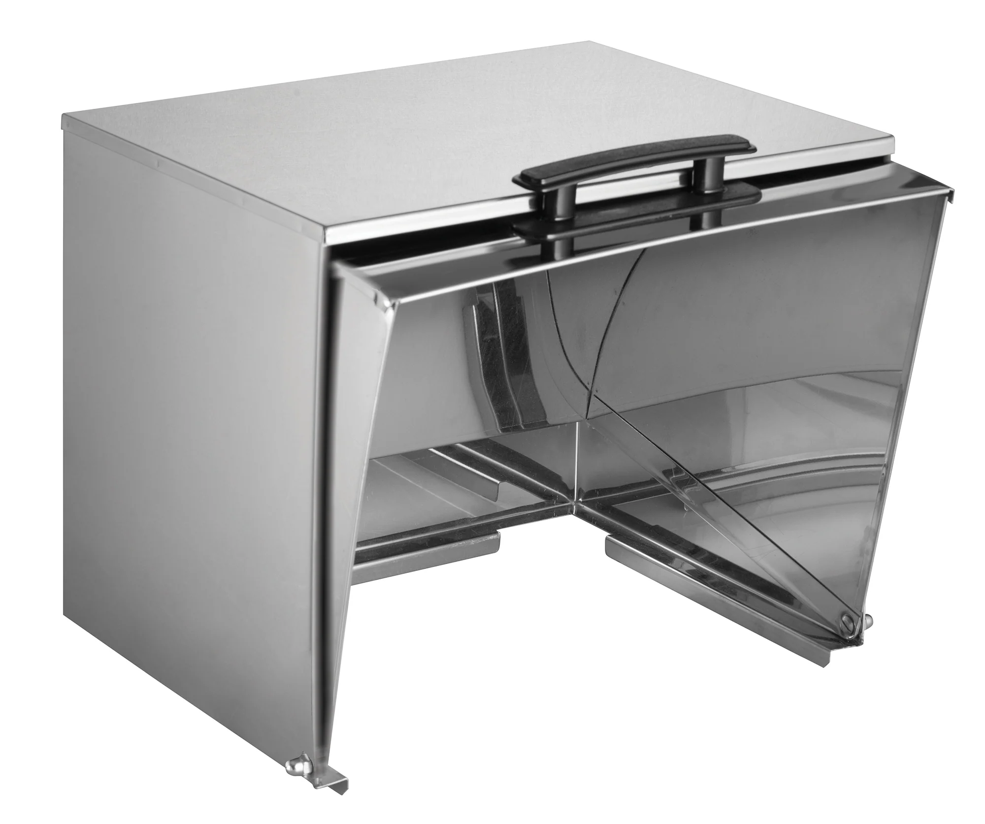 Winco C-RCF 20-3/4 Inch Roll-Top Cover Stainless Steel with Handle - Image 4