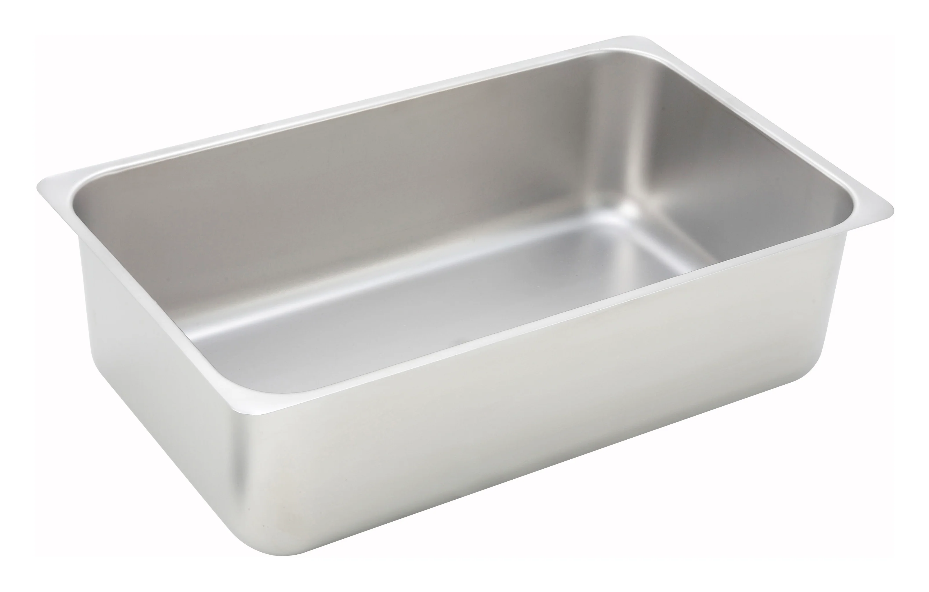 Winco C-WPP Spillage Pan Full Size Stainless Steel with Flat Edge - Image 2