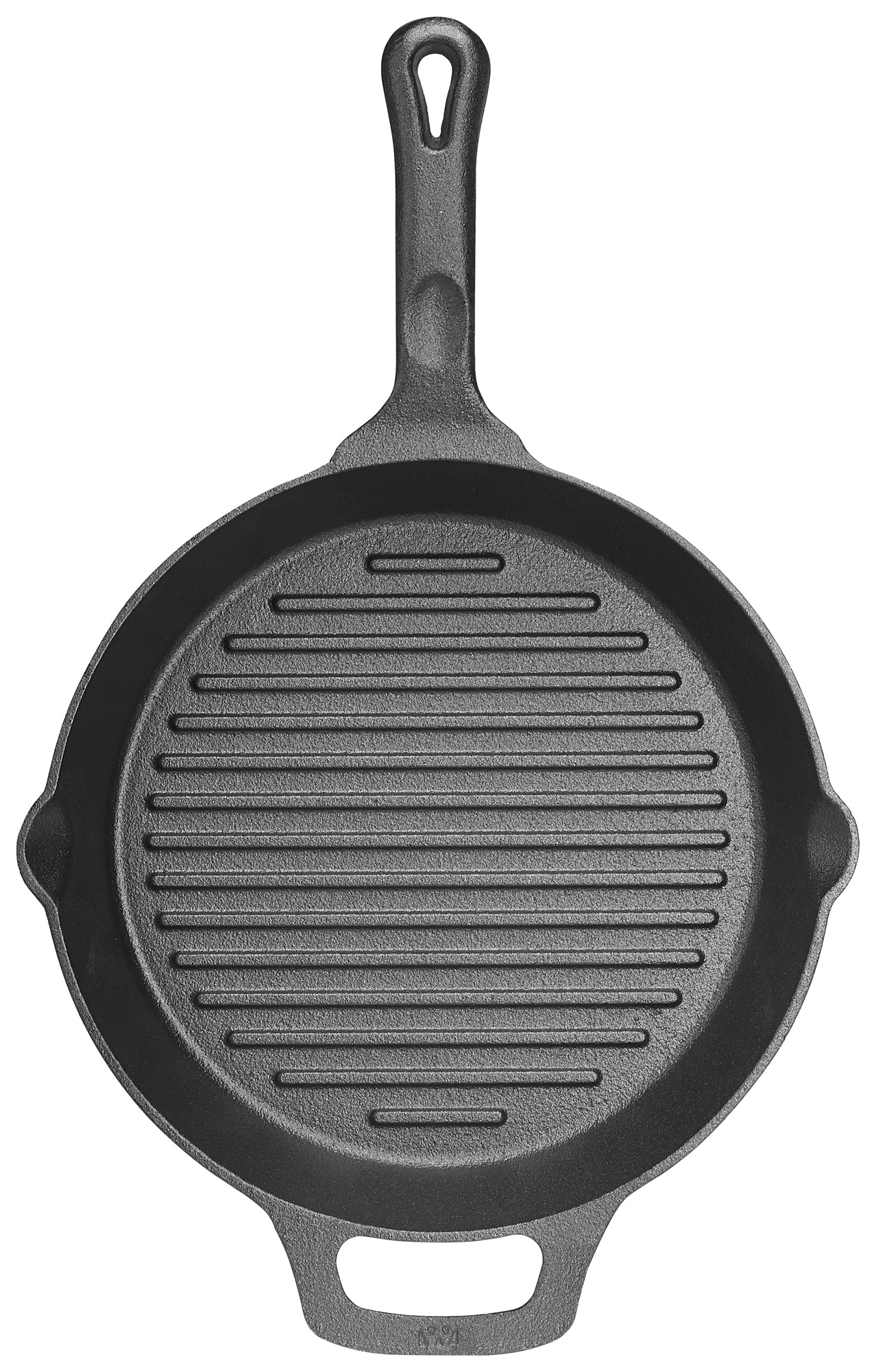 Winco CAGP-10R 10-1/4 Inch Round Induction Grill Pan Pre-seasoned Cast Iron - Image 2