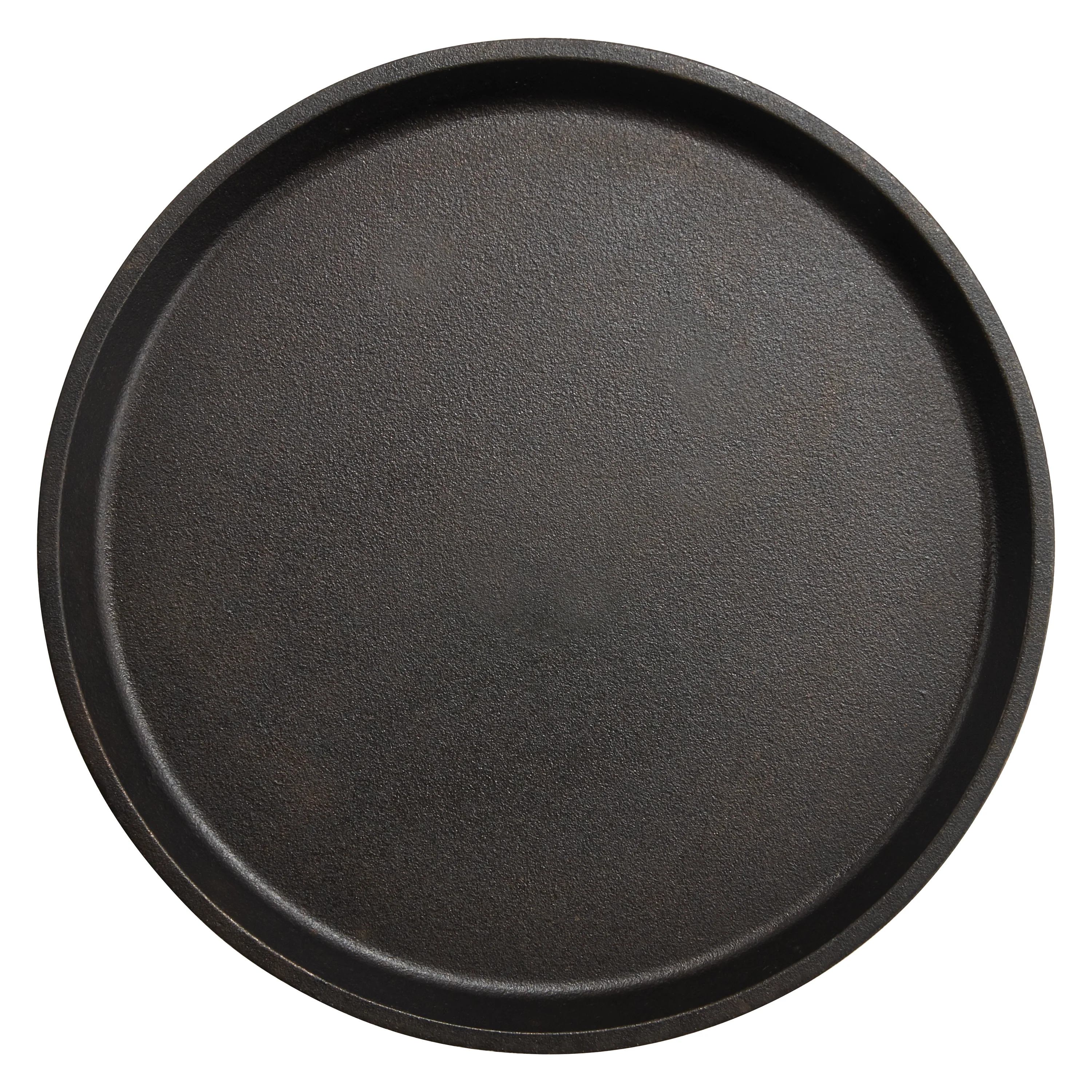 Winco CASG-9R 9.25 Inch Round Cast Iron Serving Griddle Pre-seasoned - Image 2