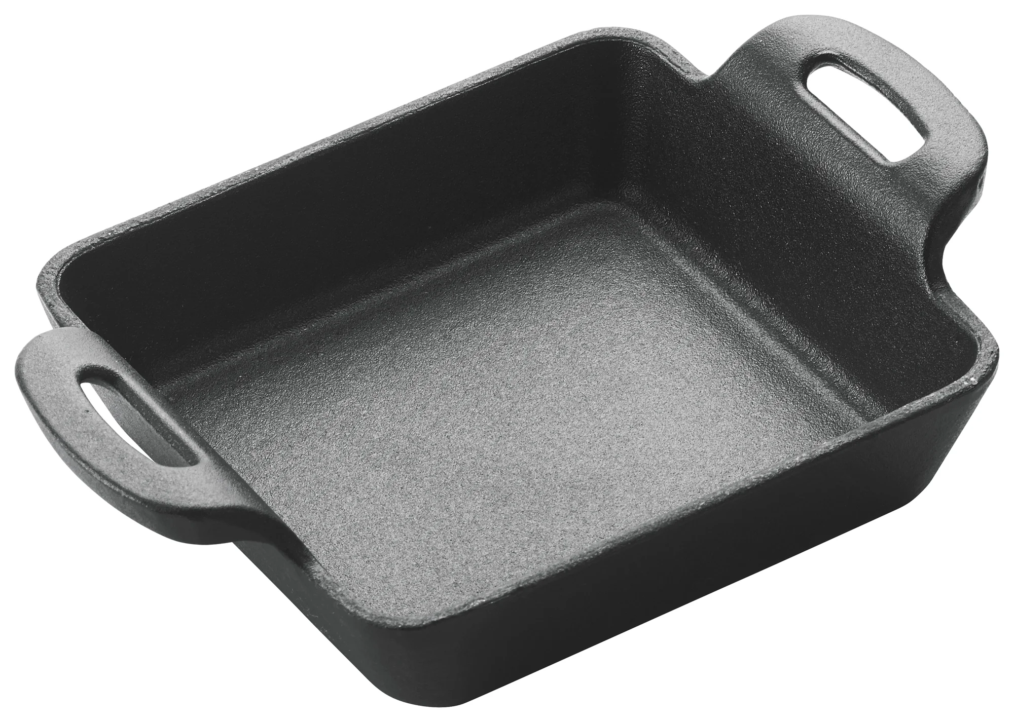 Winco CASM-4S 10 Oz Mini Induction Server Square Cast Iron Matte Black - Image 5