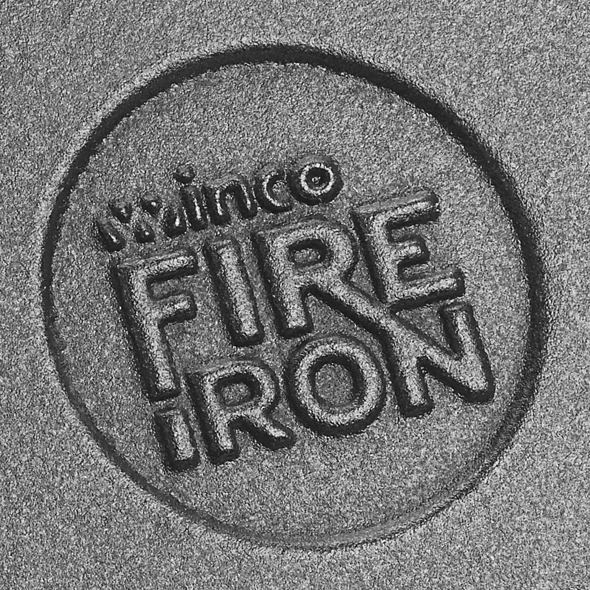 Winco CASM-6R 14 Oz Mini Induction Server Round Cast Iron Matte Black - Image 2