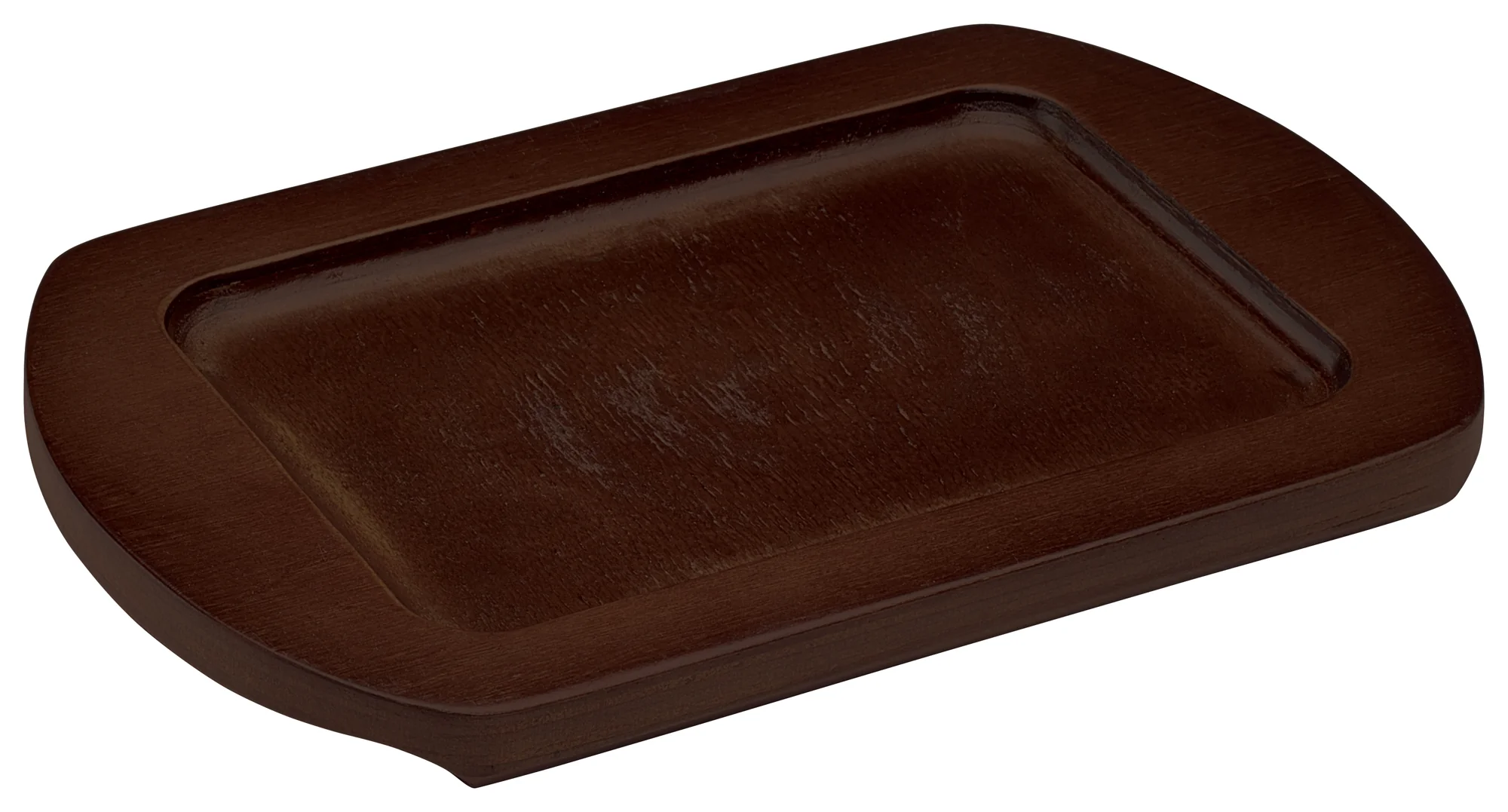 Winco CASM-7TUL 6-3/4 Inch Wood Underliner with Dual Handles for CASM-7RT - Image 2