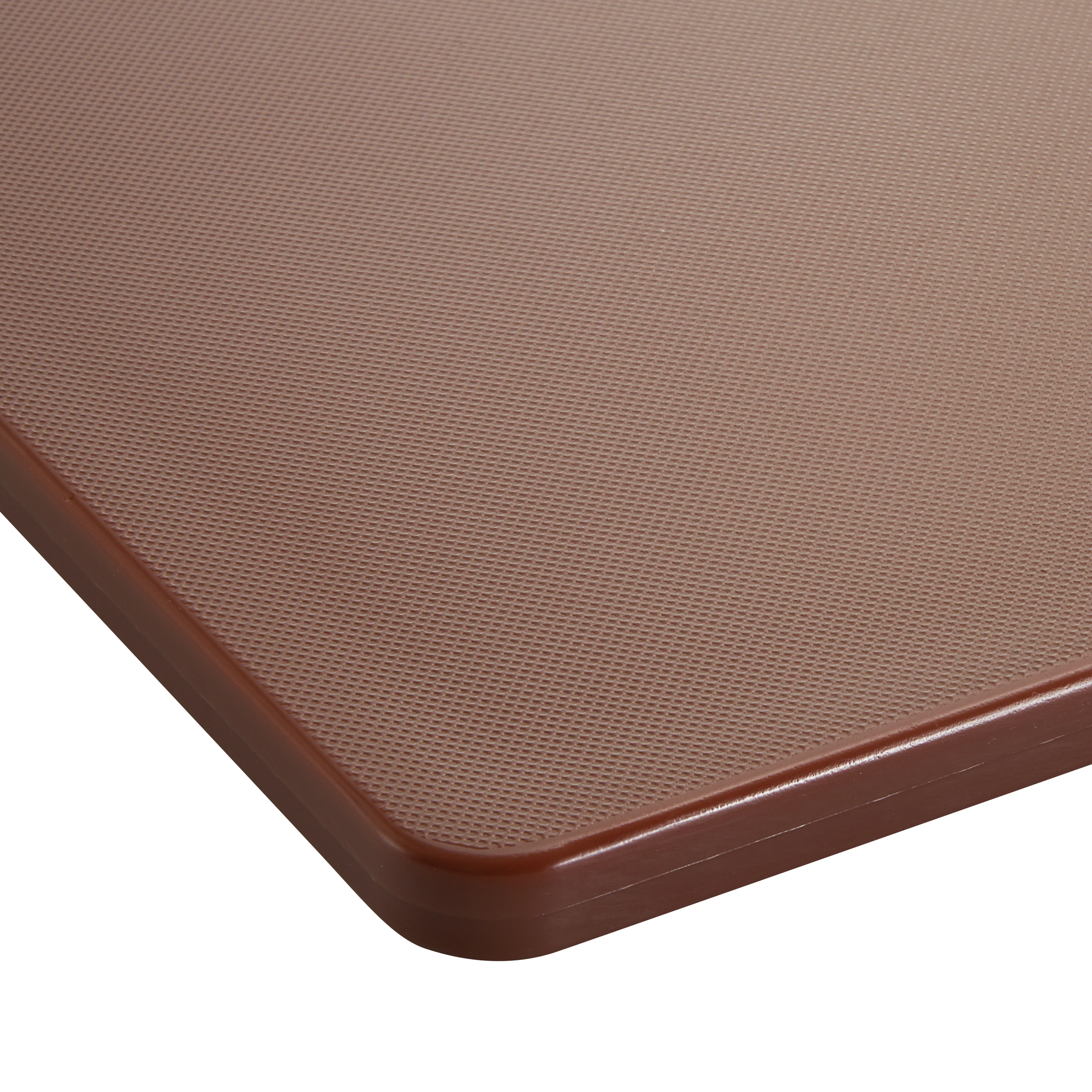 Winco CBBN-1218 12 Inch Cutting Board BPA Free Polyethylene Brown - Image 4