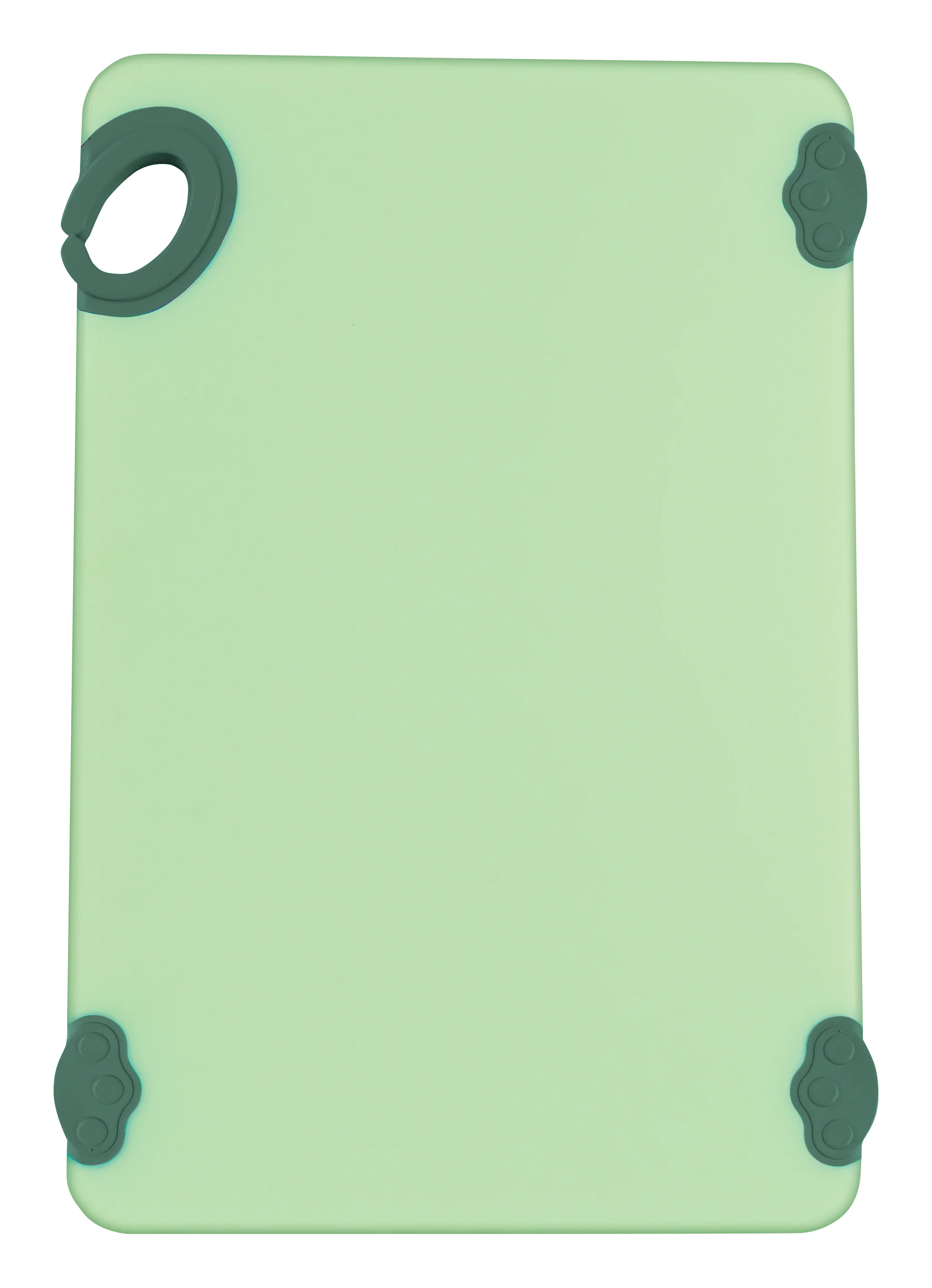Winco CBK-1218GR 12 Inch Cutting Board with Rubber Grip Hook Green Co-polymer - Image 2
