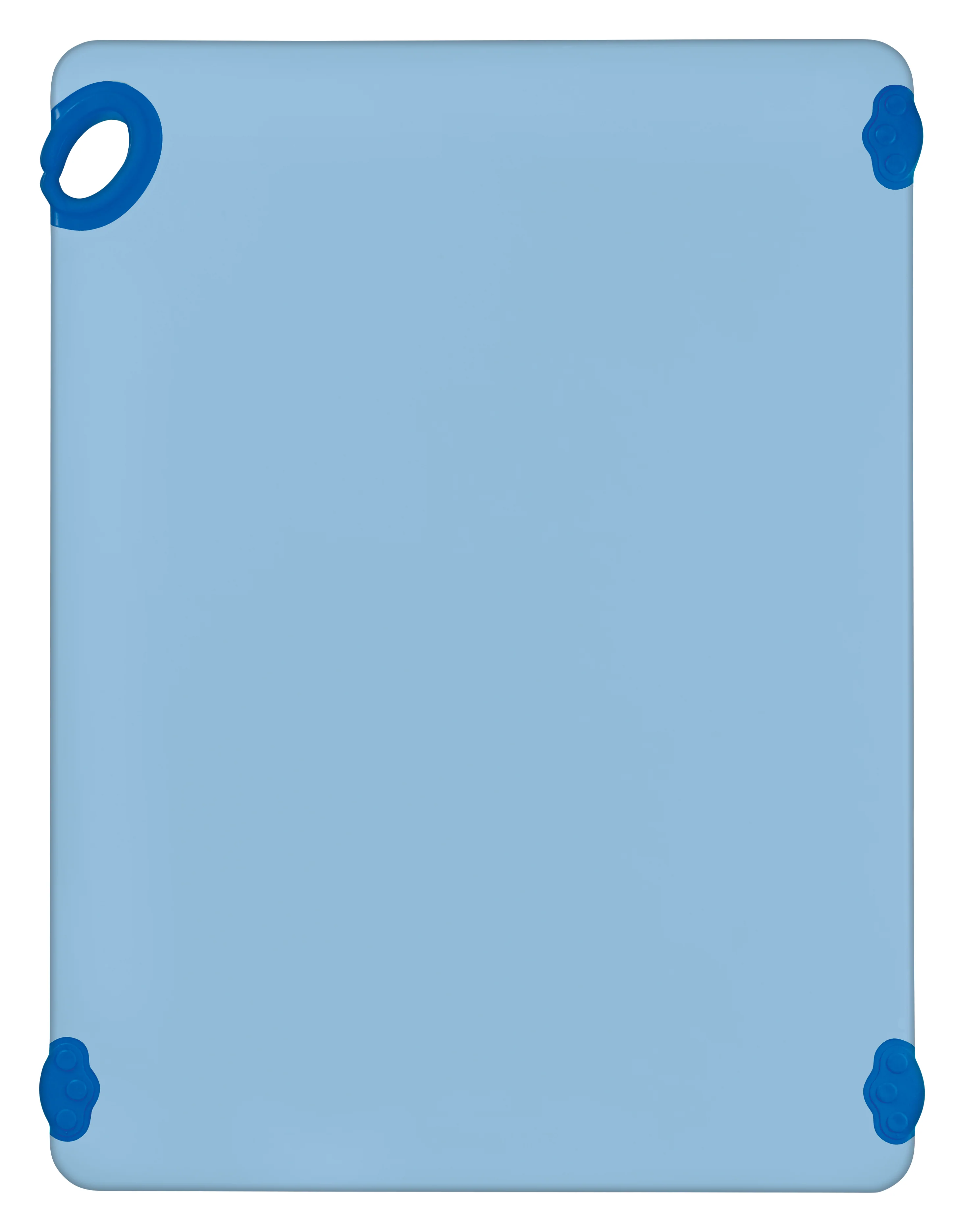 Winco CBK-1824BU 18 Inch Blue Cutting Board with Rubber Grip Hook Co-polymer