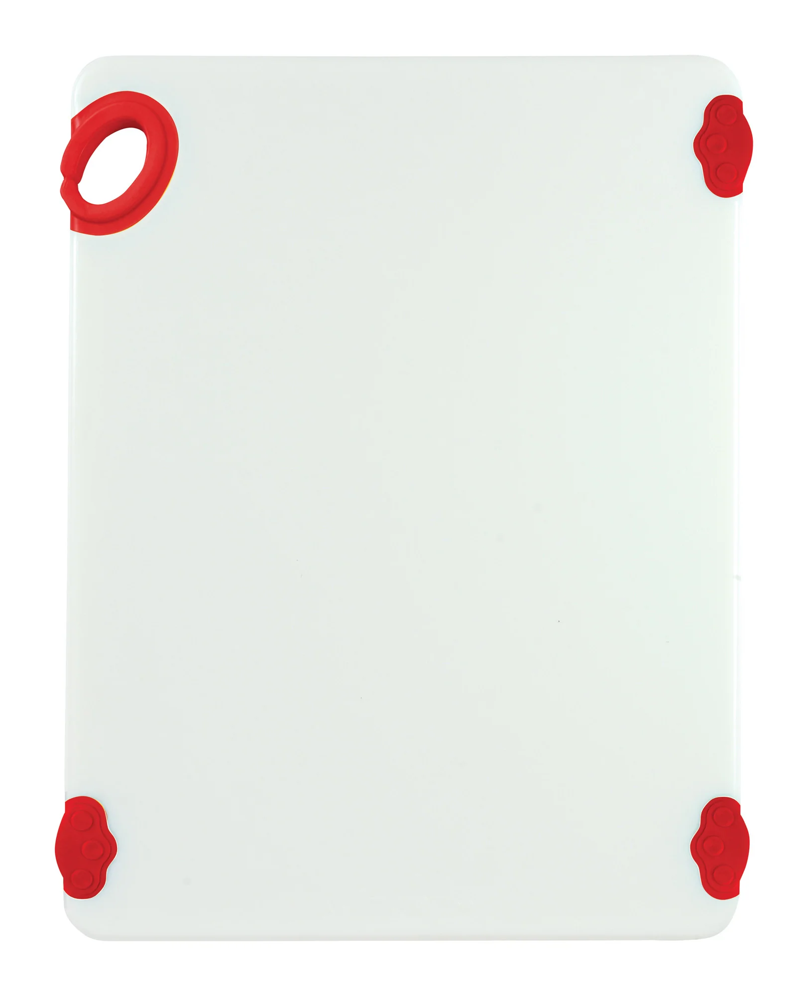Winco CBN-1520RD 15 Inch Cutting Board Rubber Grip Hook Red Co-polymer - Image 4