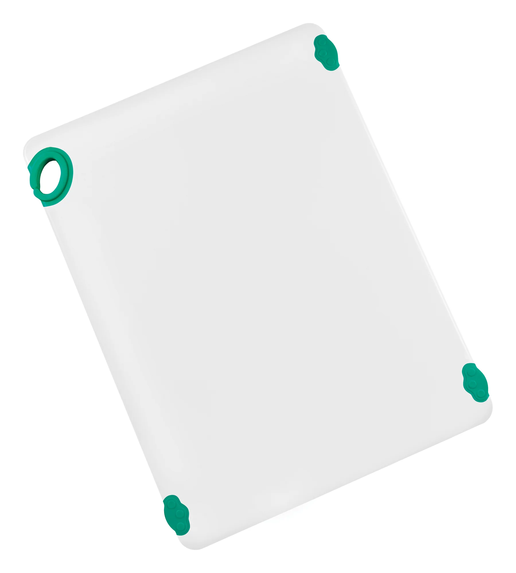 Winco CBN-1824GR 18 Inch Rectangular Cutting Board with Rubber Grip Hook Green Co-Polymer - Image 3