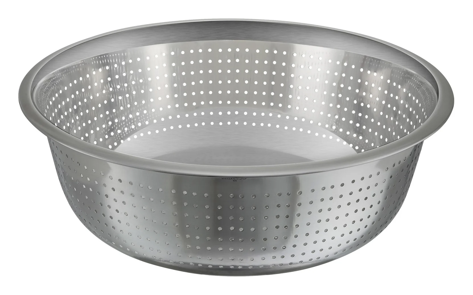 Winco CCOD-15S 15 Inch Diameter Chinese Colander with 2.5mm Holes Stainless Steel - Image 2