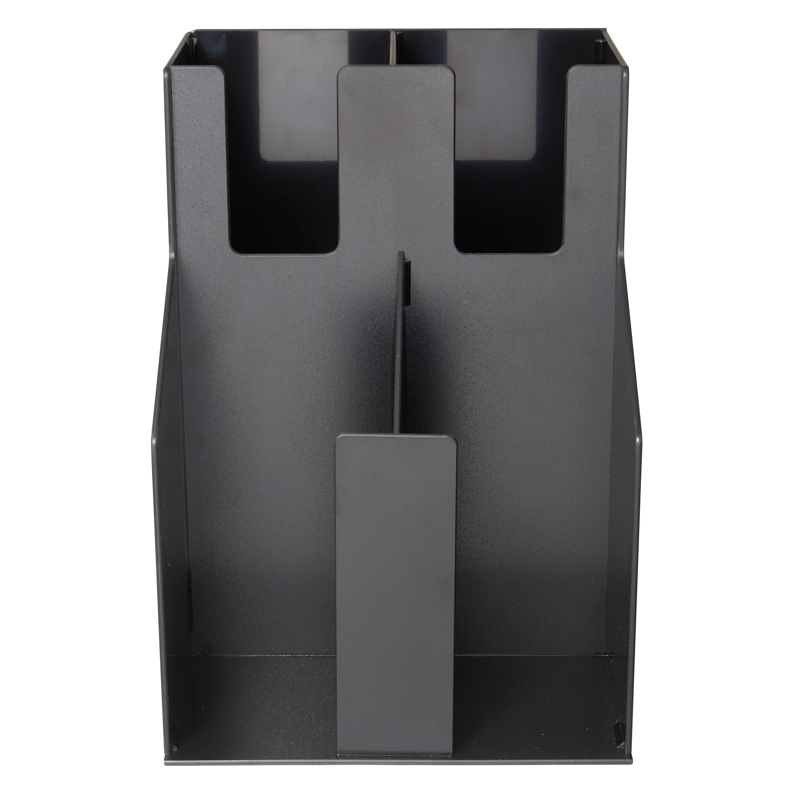 Winco CLO-2D 8-5/8 Inch Cup and Lid Organizer 2 Tier with ABS Plastic Black - Image 4