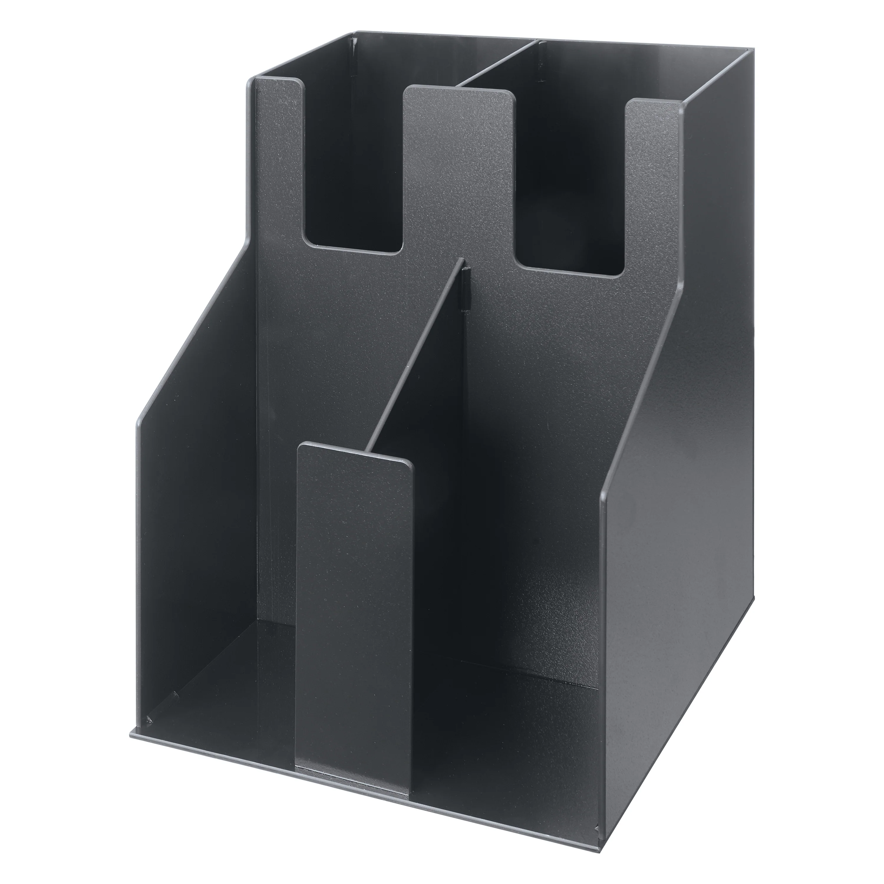Winco CLO-2D 8-5/8 Inch Cup and Lid Organizer 2 Tier with ABS Plastic Black - Image 5