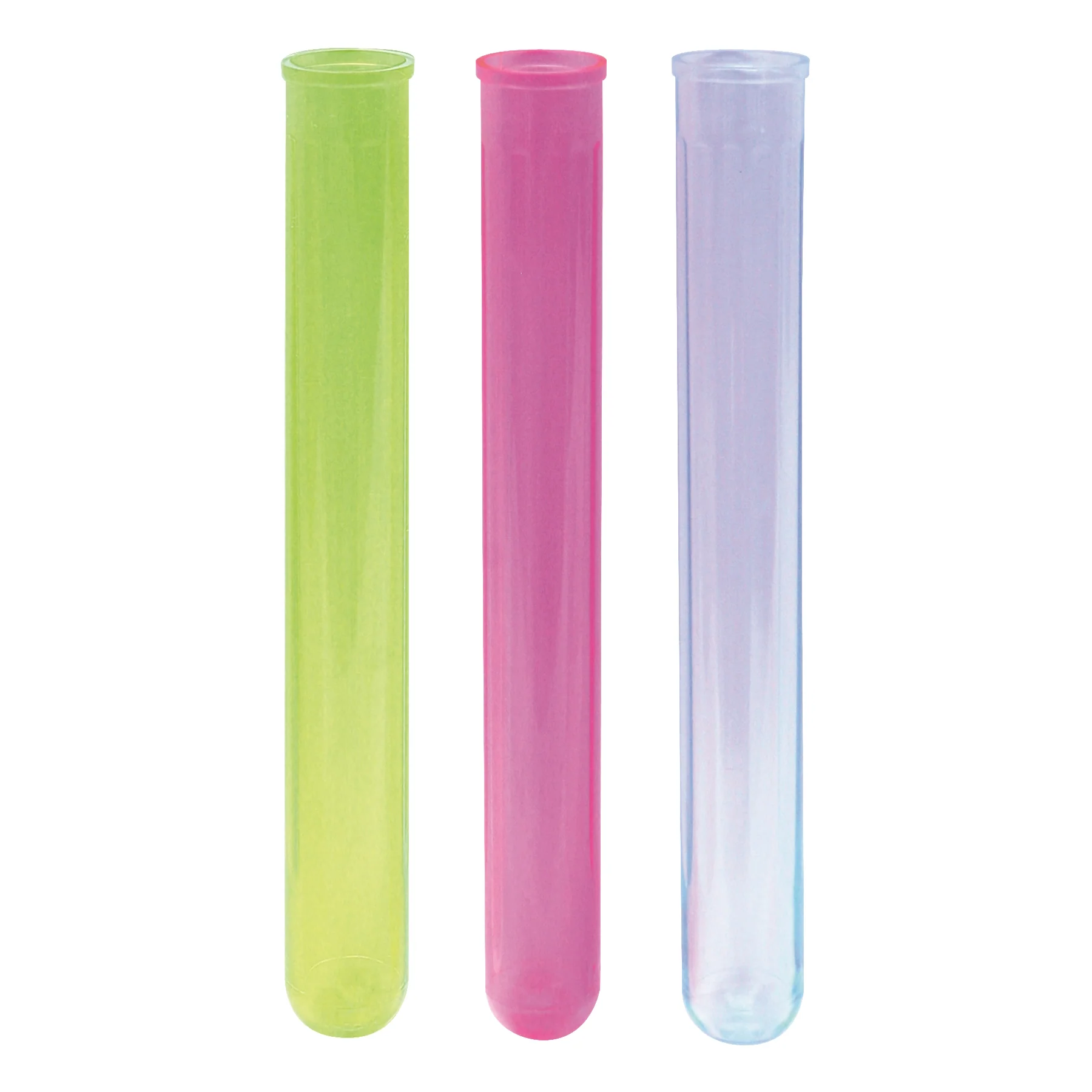 Winco CR-1620AC Bar Maid Shooter Tubes, Assorted Neon, 100 Pieces/Pack - Image 2