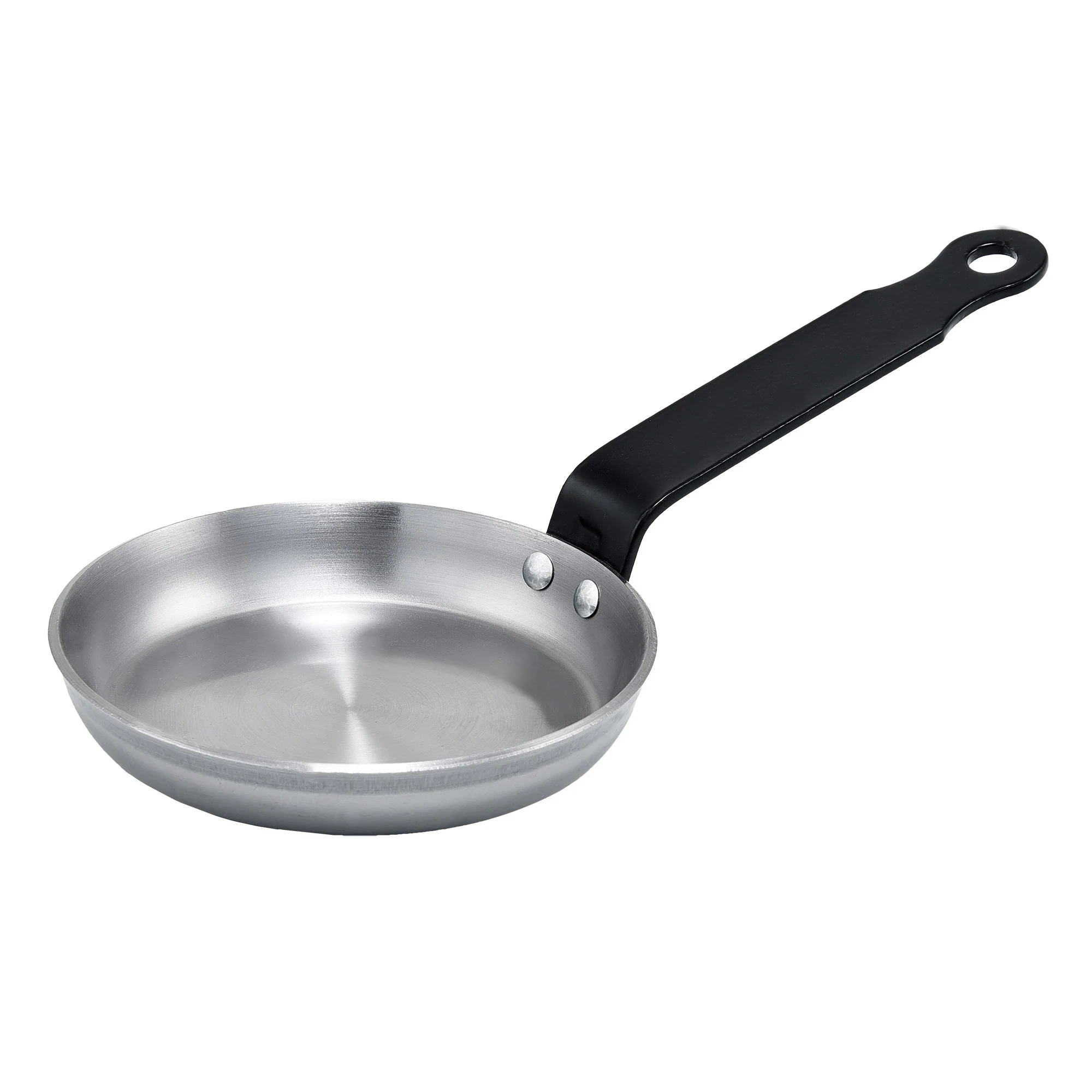 Winco CSPP-4 4-3/4 Inch Dia Riveted Handle Blini Pan Carbon Steel