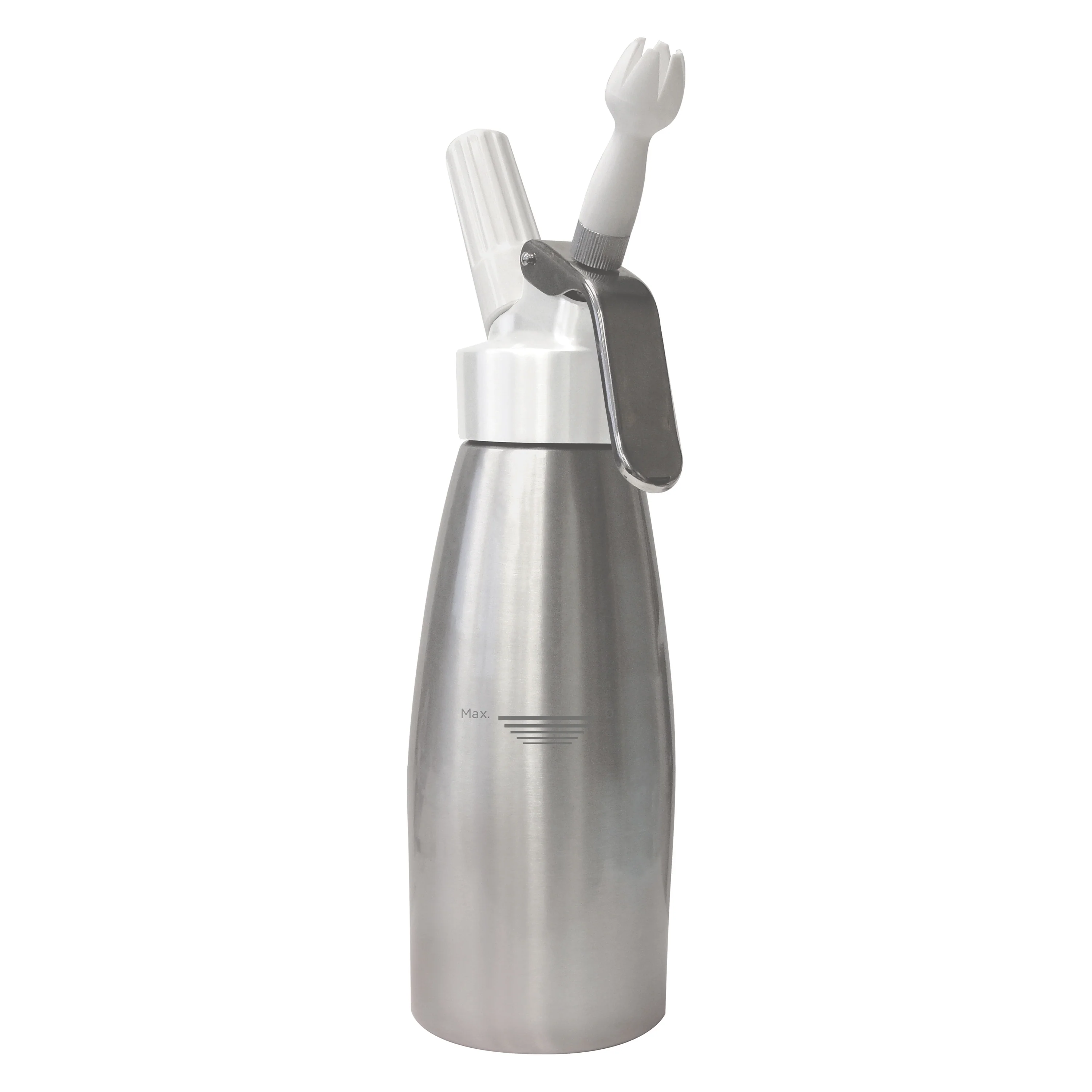 Winco CW-A05 1 Pint Manual Whipped Cream Dispenser Aluminum