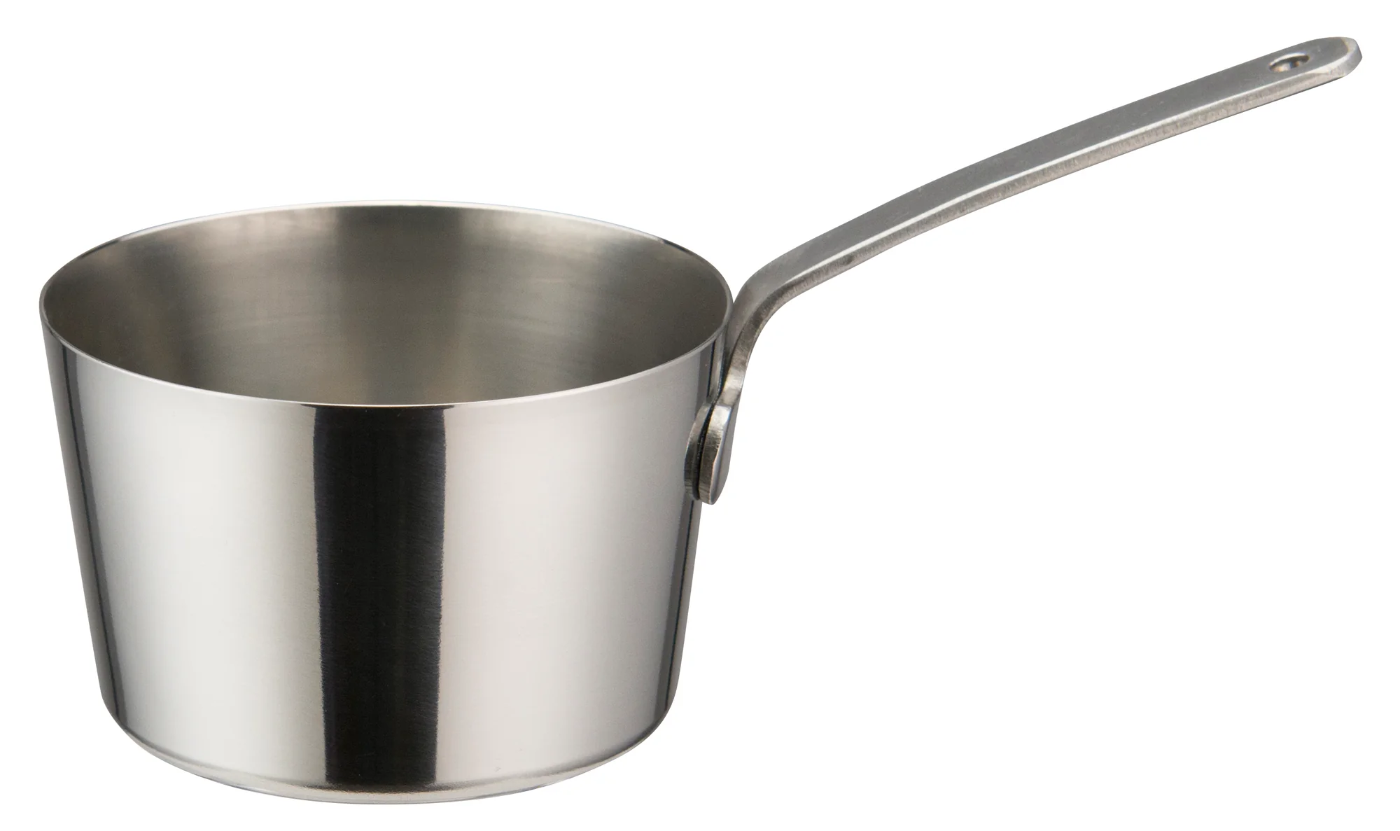 Winco DCWB-101S 4 Oz Mini Sauce Pan Tapered Stainless Steel - Image 2