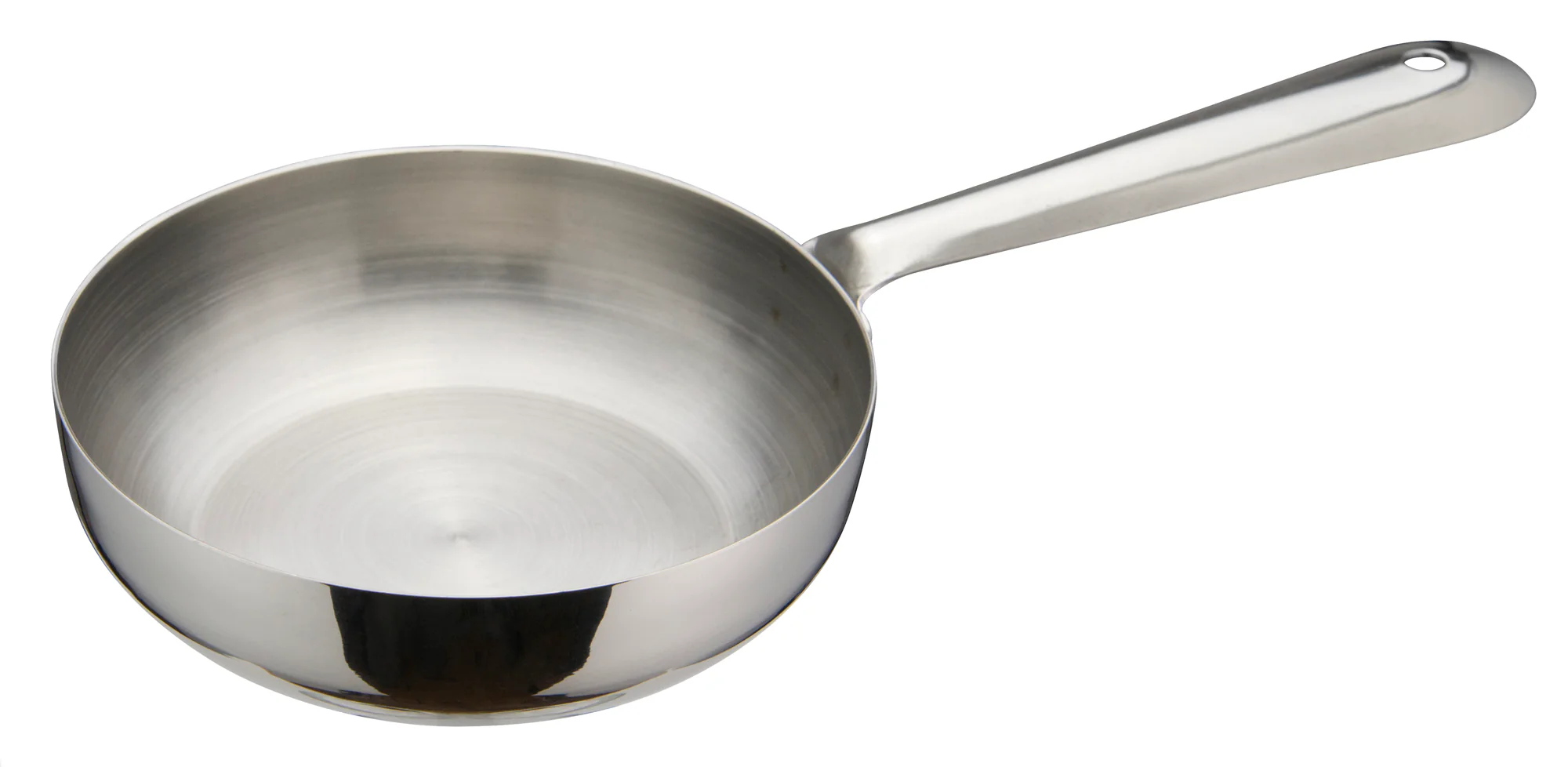 Winco DCWC-102S 10 Oz Mini Fry Pan Round Stainless Steel - Image 2