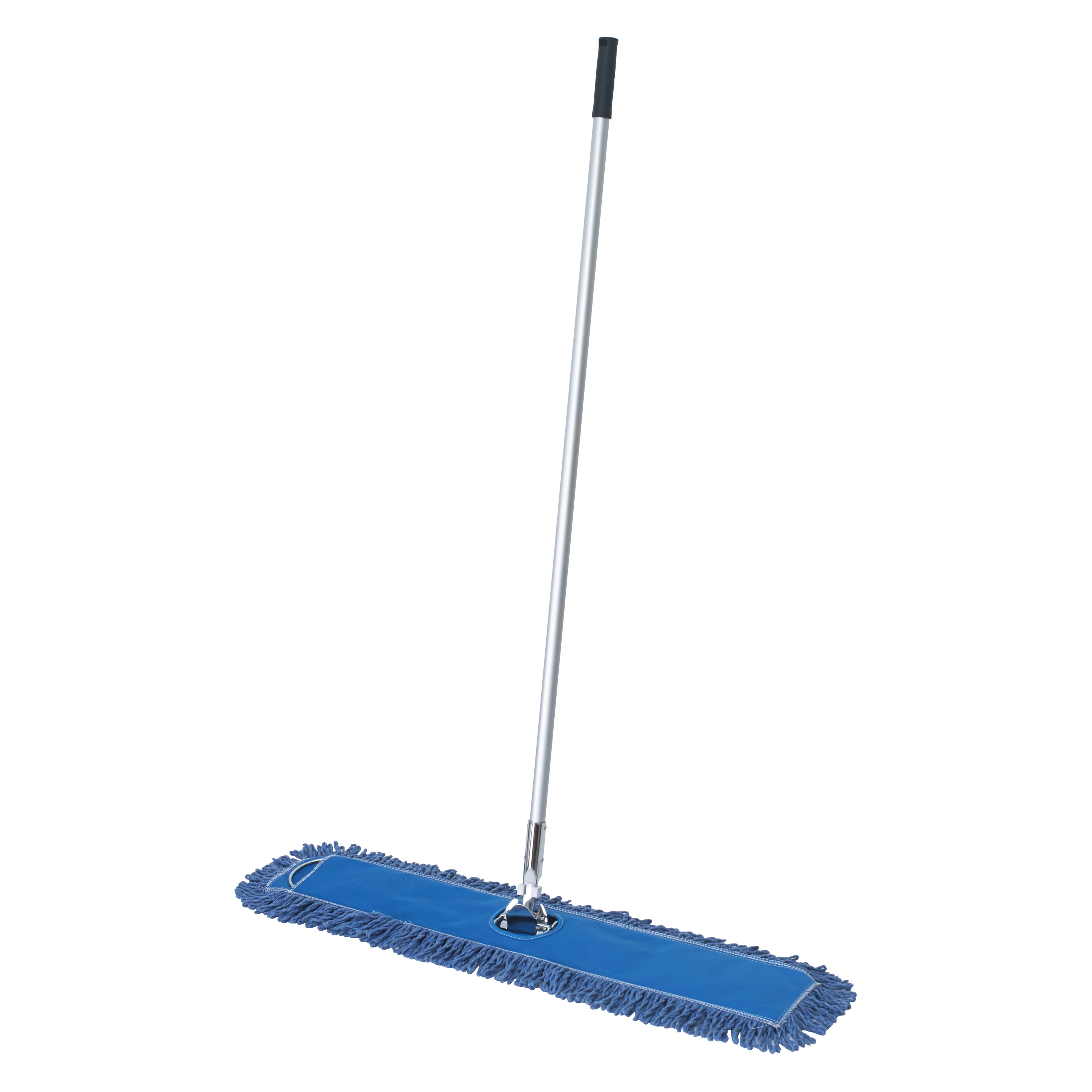 Winco DMB-36H 36 Inch Dust Mop Head Refill Cotton Blend Blue - Image 2