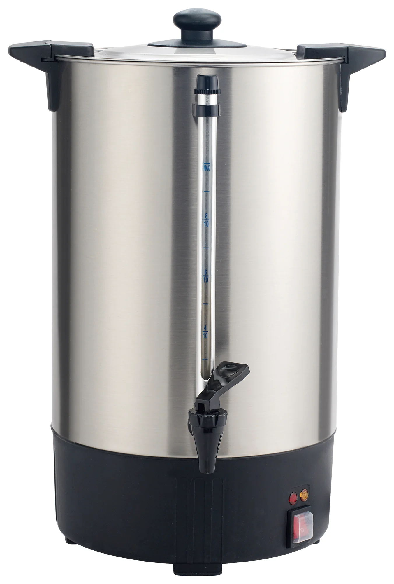 Winco ECU-100A 14 Inch with Twist-locking Lid Commercial Coffee Urn Stainless Steel - Image 2
