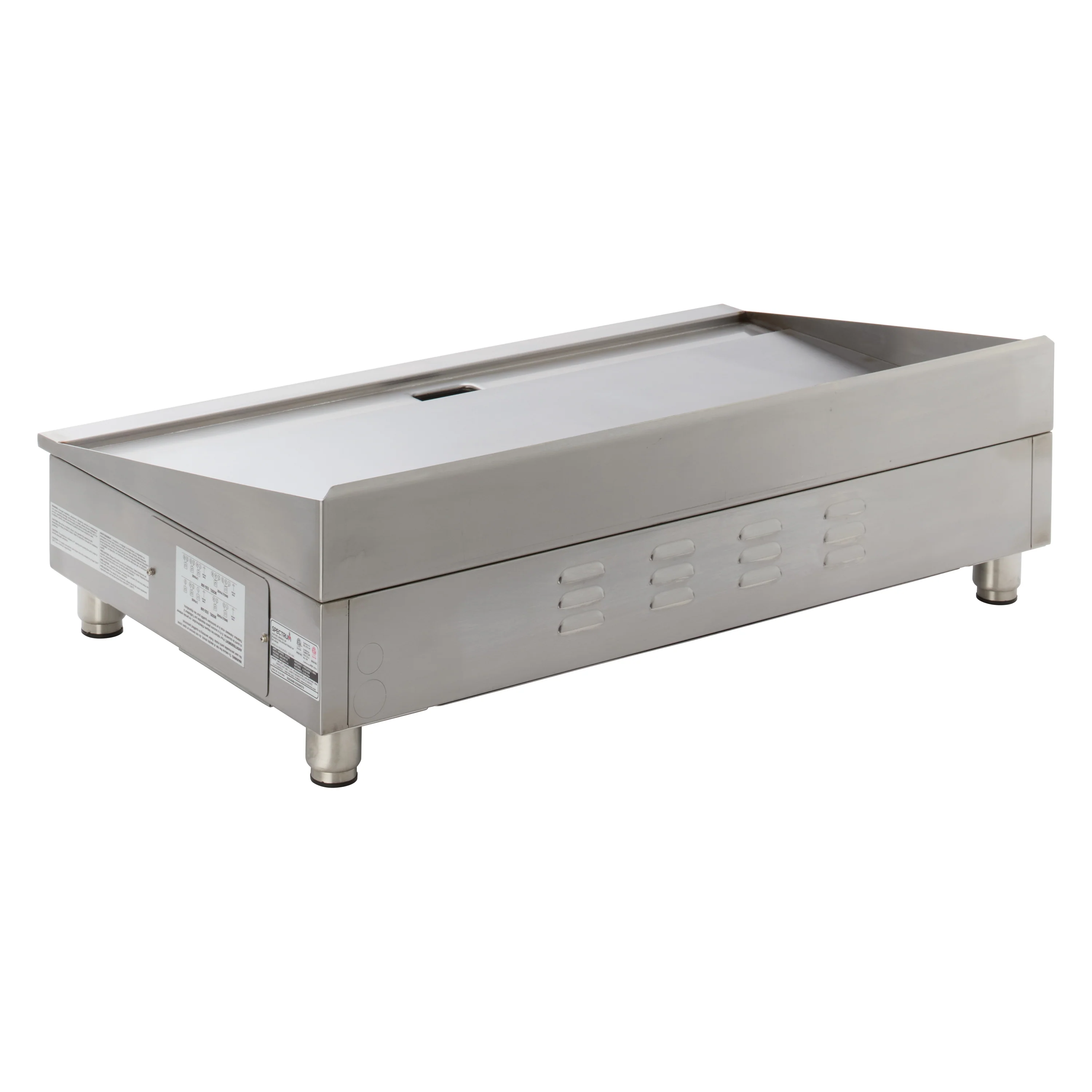 Winco EGD-36M 36 Inch Electric Griddle with 3 Heat Zones Stainless Steel - Image 3