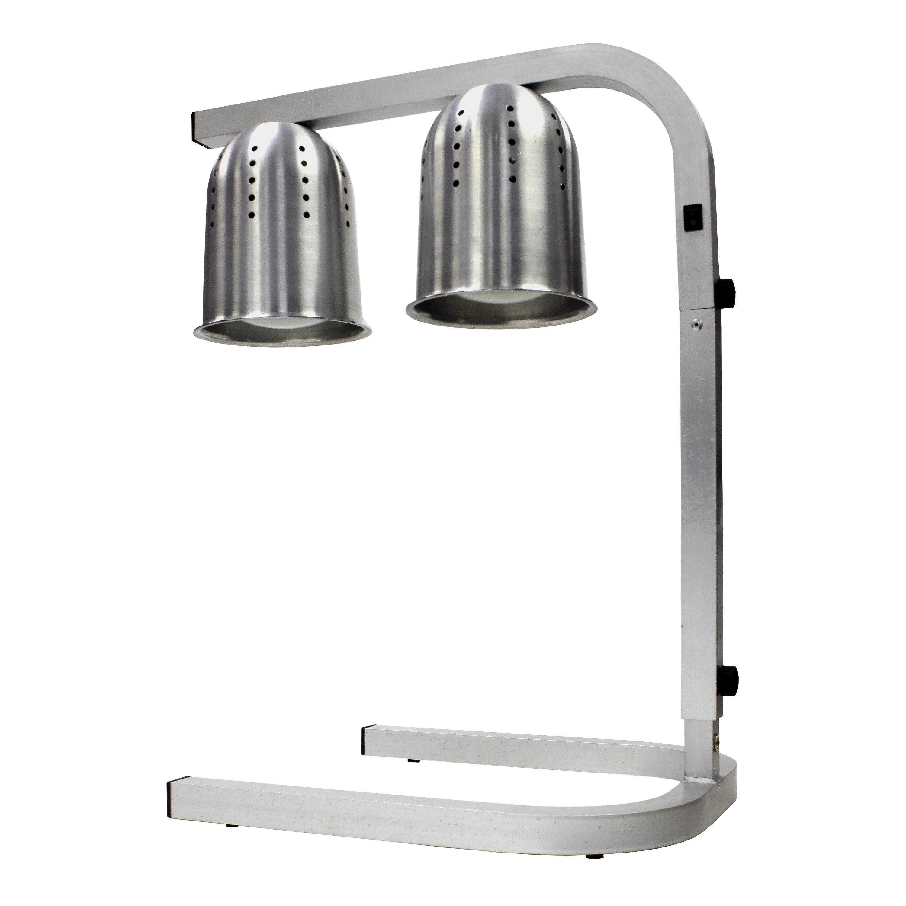 Winco EHL-2 19-1/2 Inch Electric Heat Lamp with Shatter Resistant Bulbs - Image 4