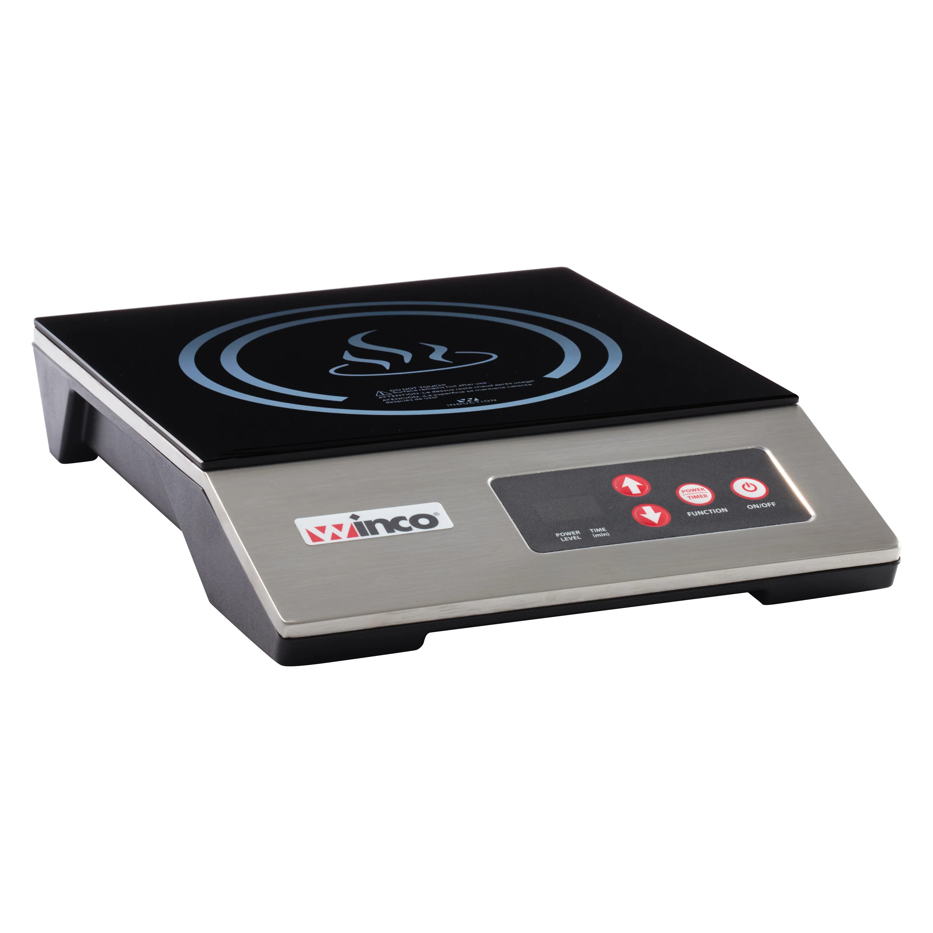 Winco EIC-400E 12 Inch Electric Induction Cooker with Ceramic Glass Surface - Image 5