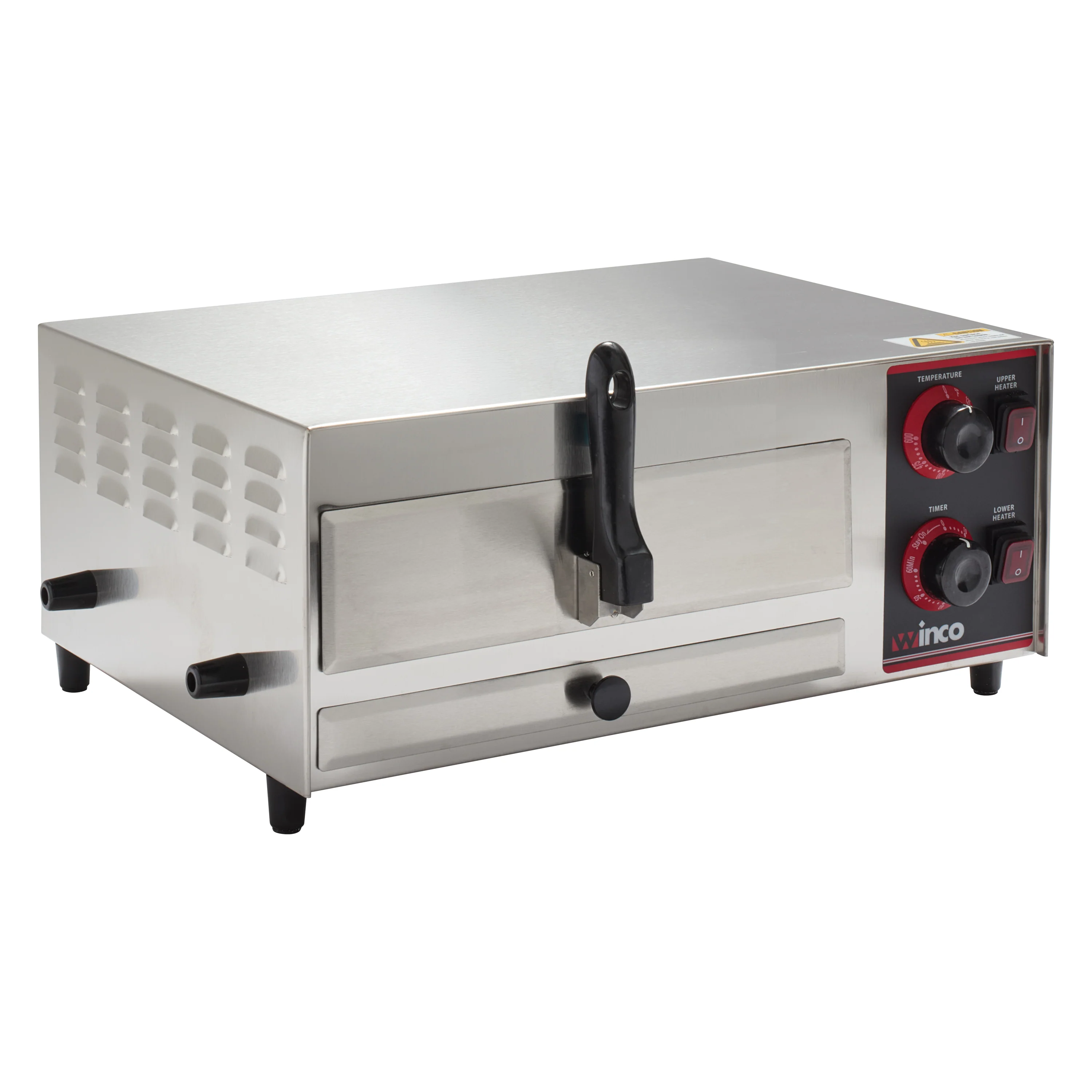 Winco EPO-1 20 Inch Electric Pizza Oven Countertop with Dial Control - Image 2