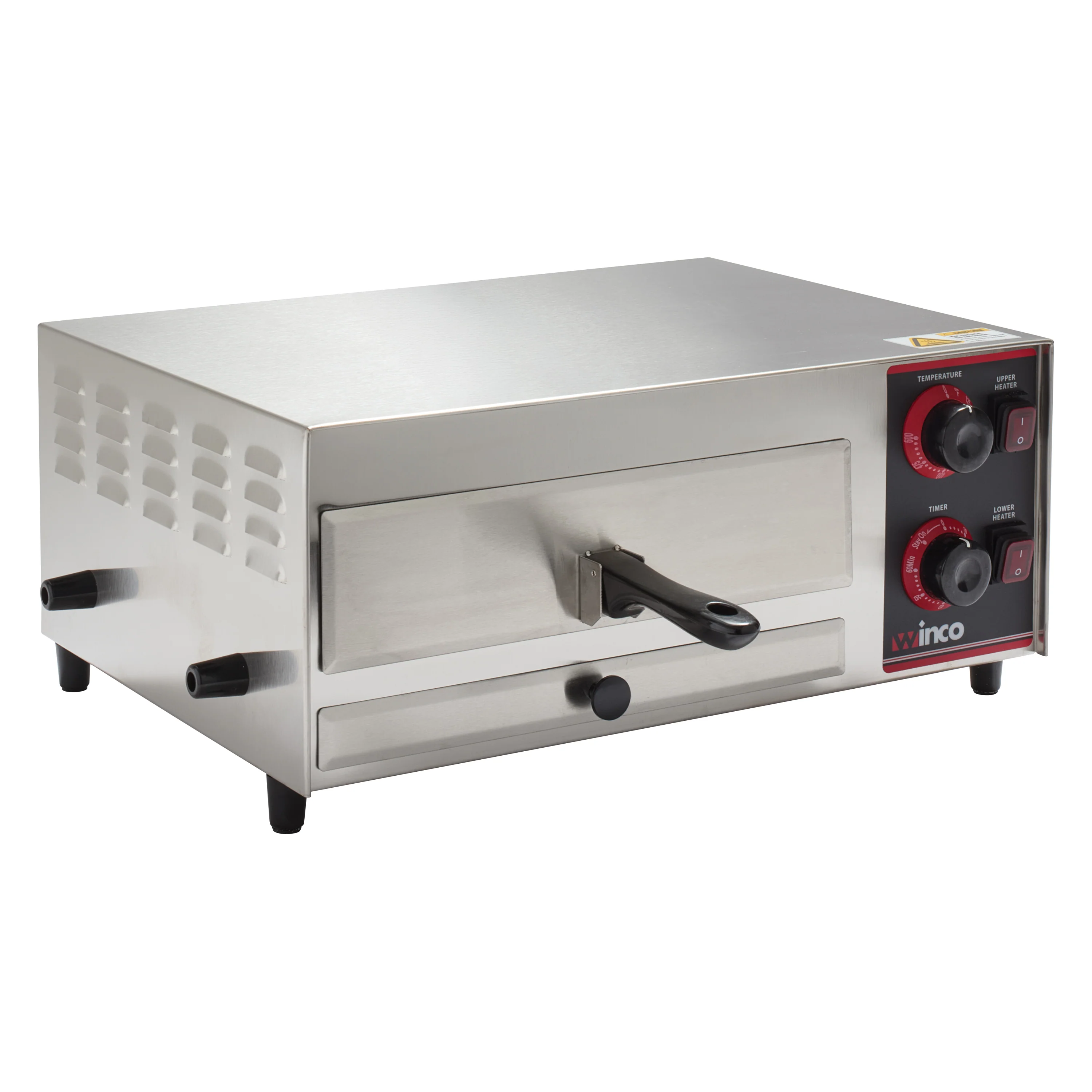 Winco EPO-1 20 Inch Electric Pizza Oven Countertop with Dial Control - Image 4