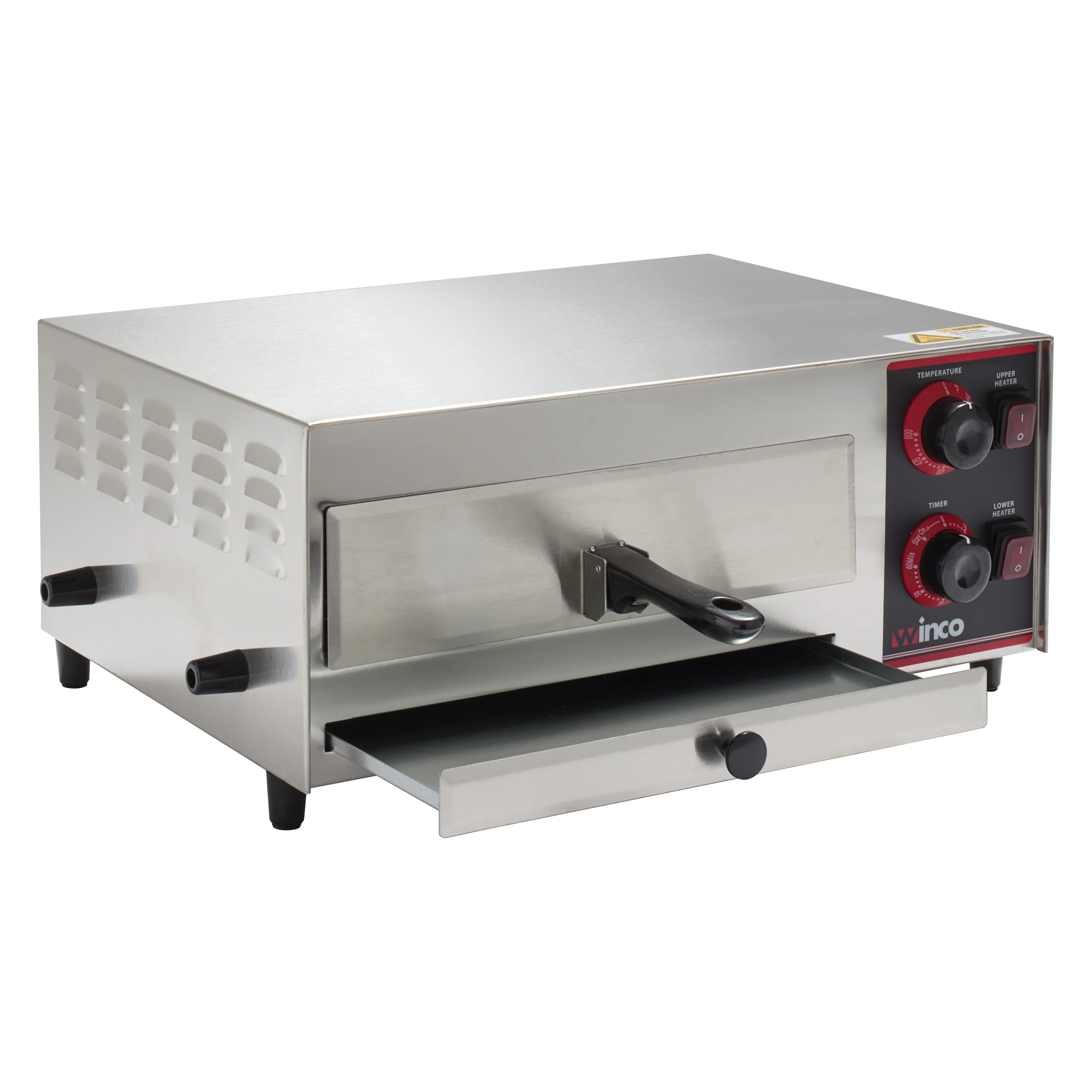 Winco EPO-1 20 Inch Electric Pizza Oven Countertop with Dial Control - Image 6