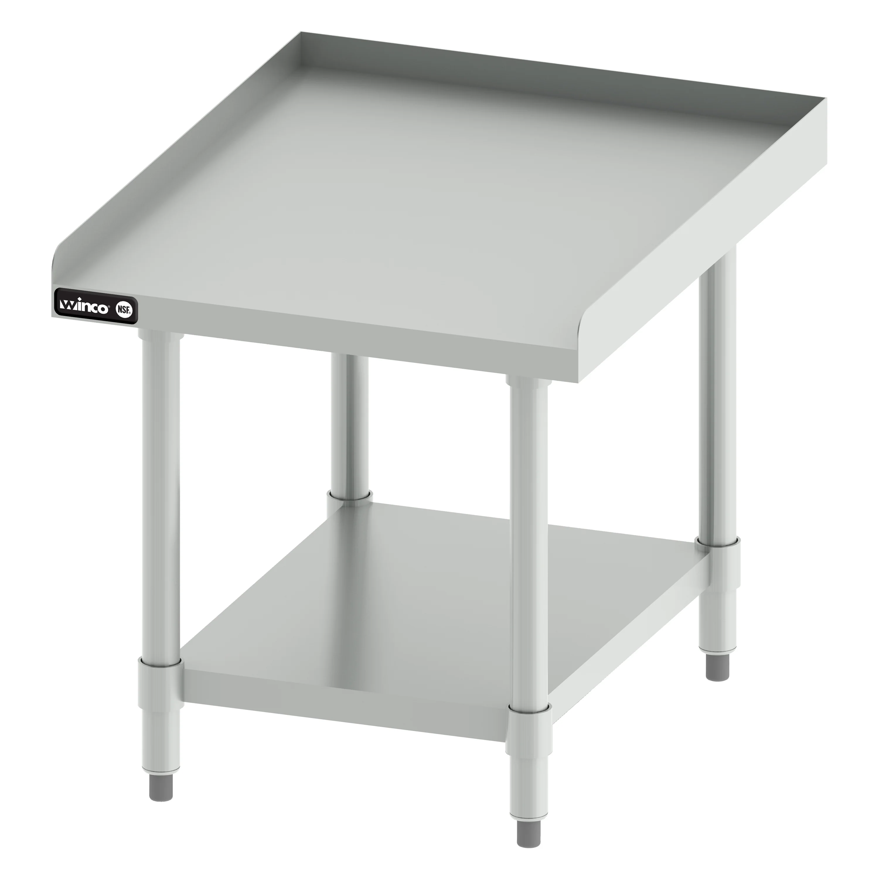 Winco ES-2430 24 Inch Equipment Stand with Stainless Steel Top and Undershelf