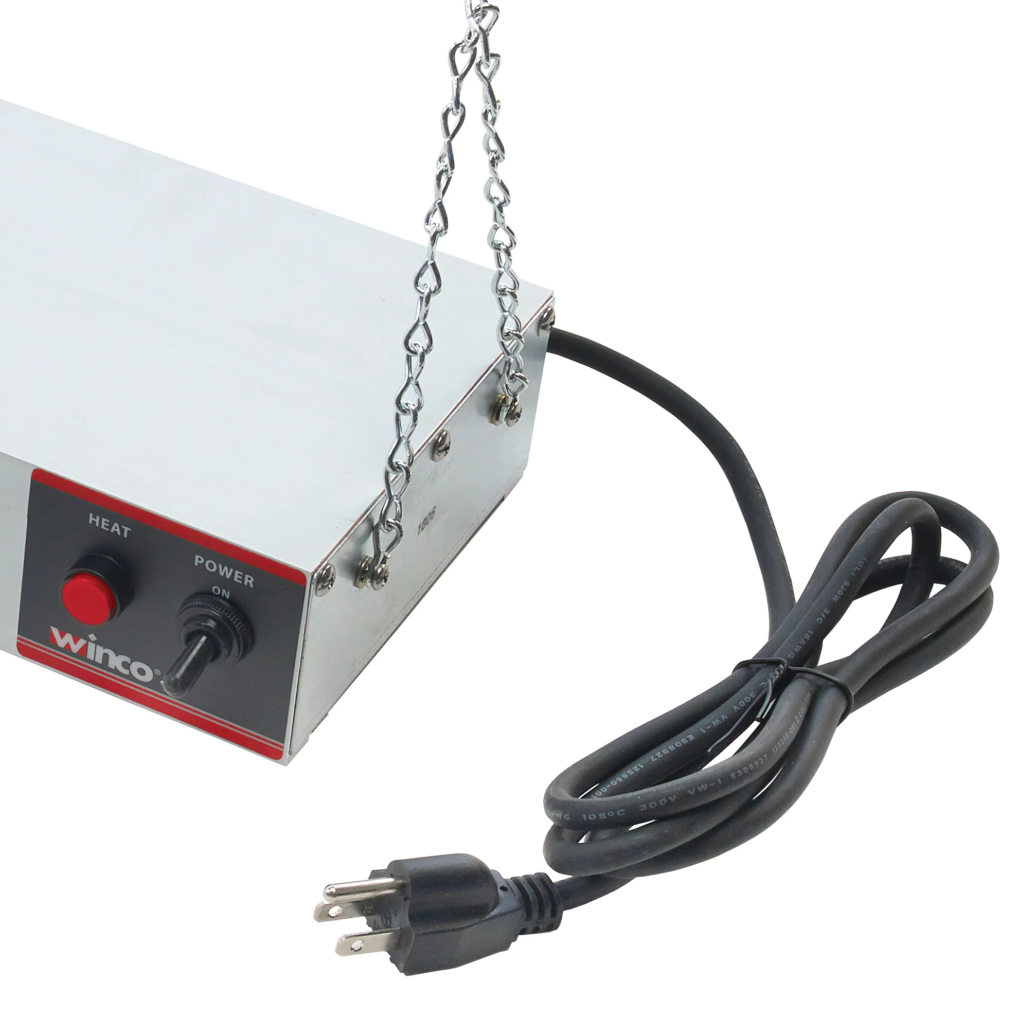 Winco ESH-36 36 Inch Electric Strip Heater with Tubular Sheath Heating Element Aluminum Body - Image 2